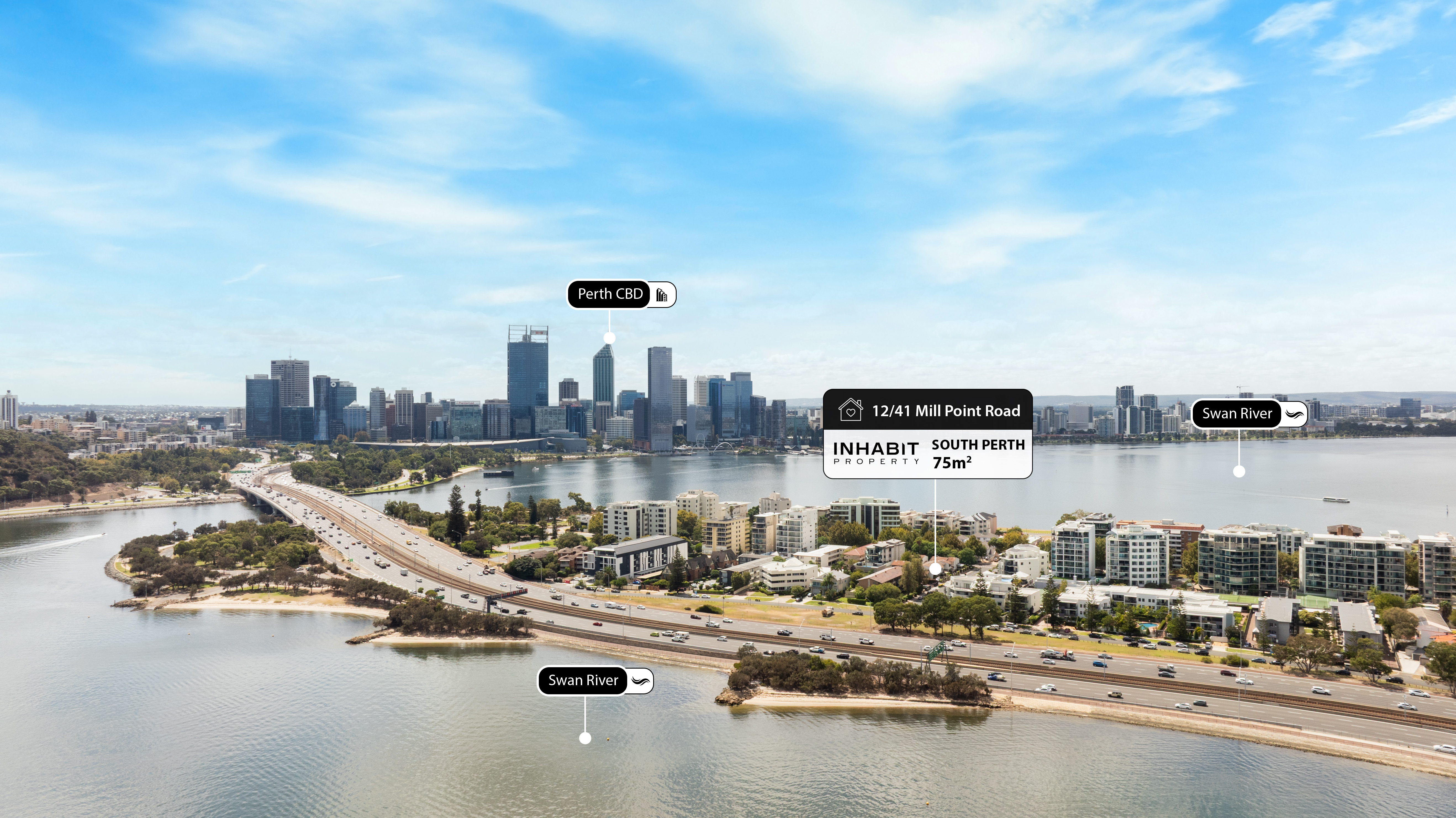 2-bedroom unit at 12/41 Mill Point Road, South Perth, WA 6151, South Perth, Western Australia