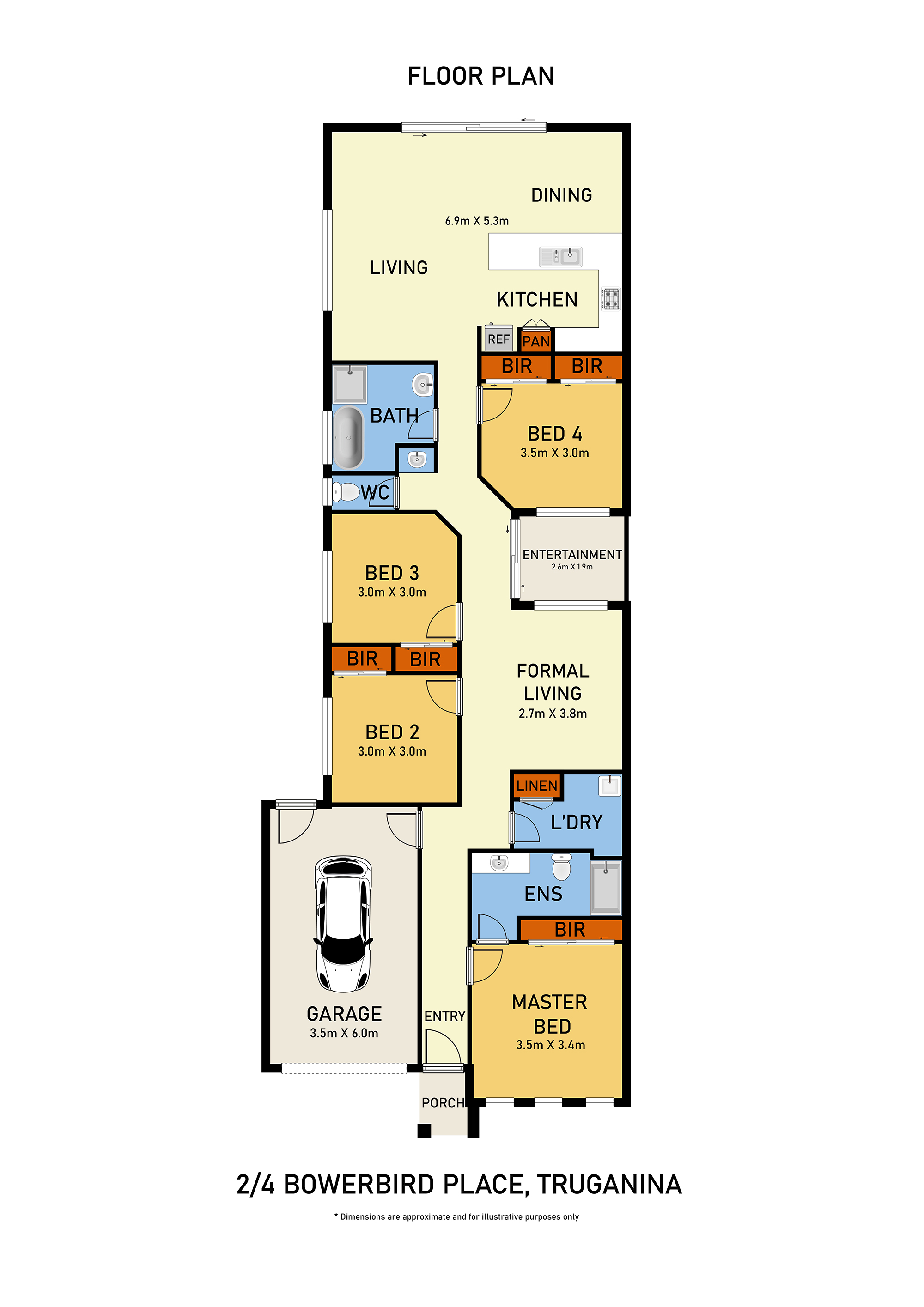 4-bedroom house at 2/4 Bowerbird Place, Truganina, VIC 3029, Wyndham, Victoria
