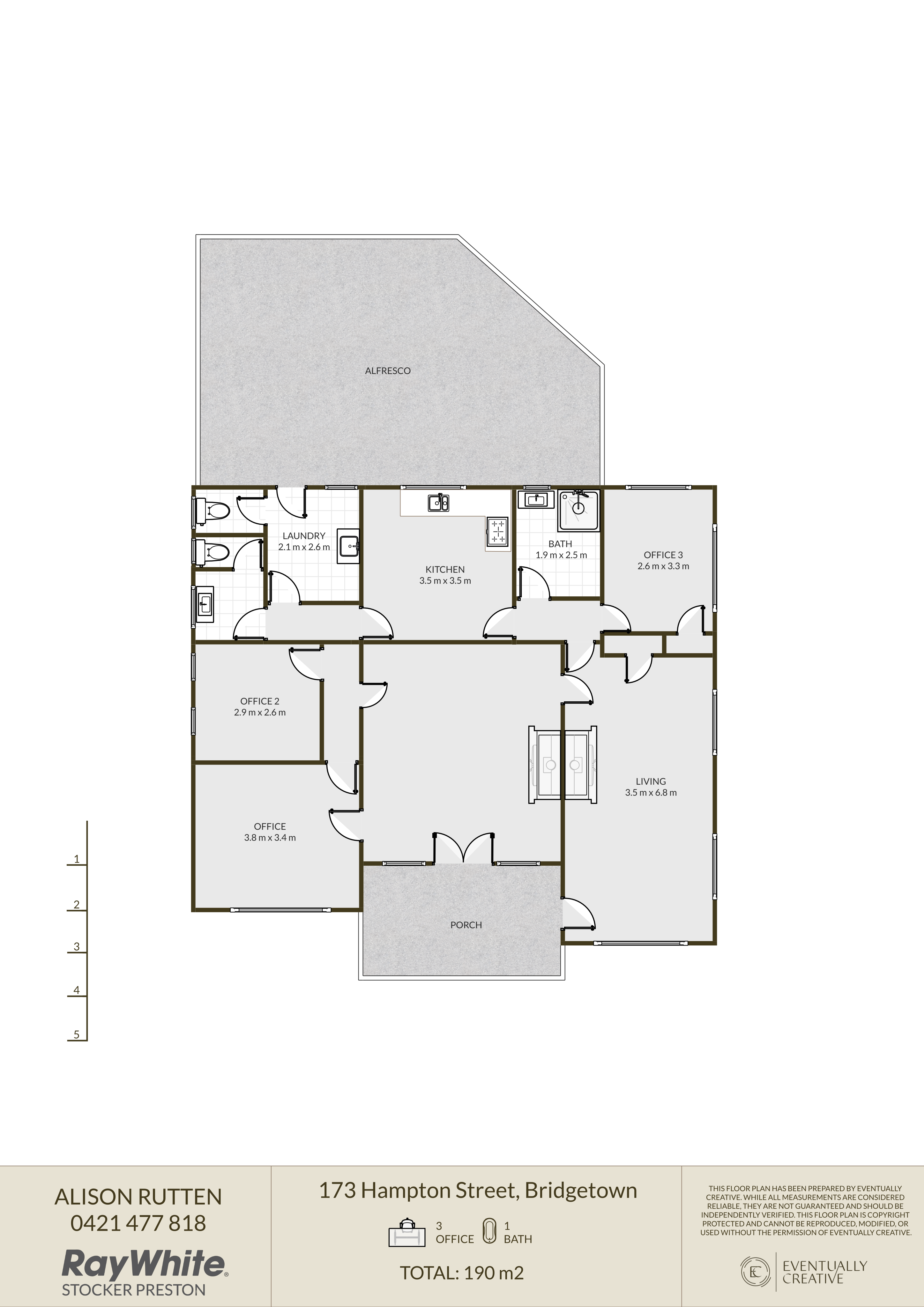 3-bedroom house at 173 Hampton Street, Bridgetown, WA 6255, Bridgetown-Greenbushes, Western Australia