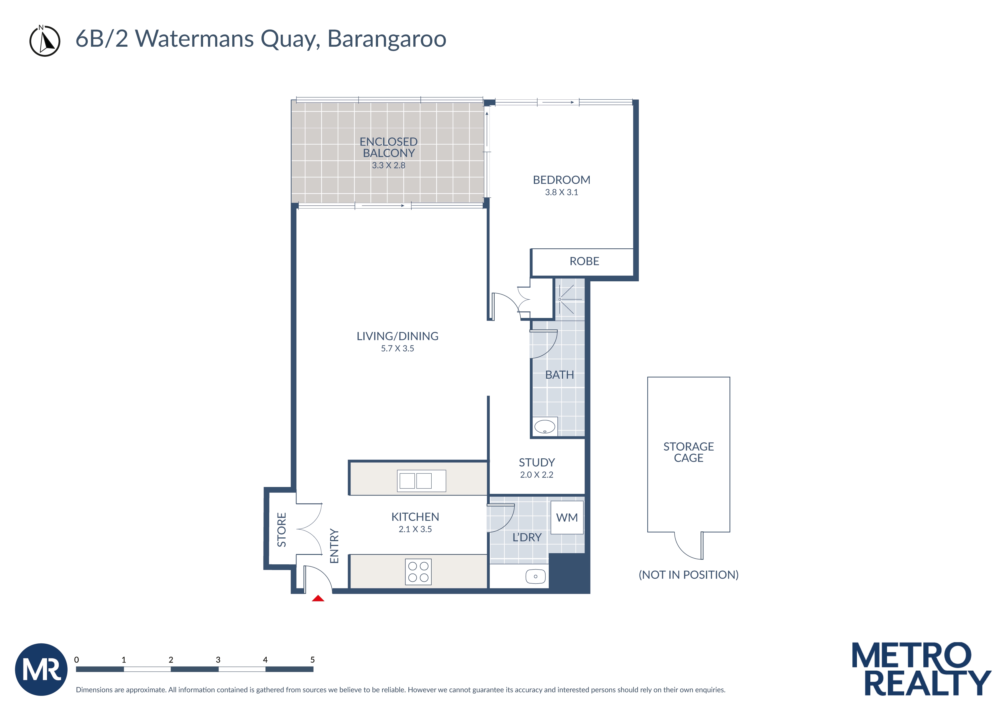 1-bedroom unit at 6B/2 Watermans Quay, Barangaroo, NSW 2000, , New South Wales