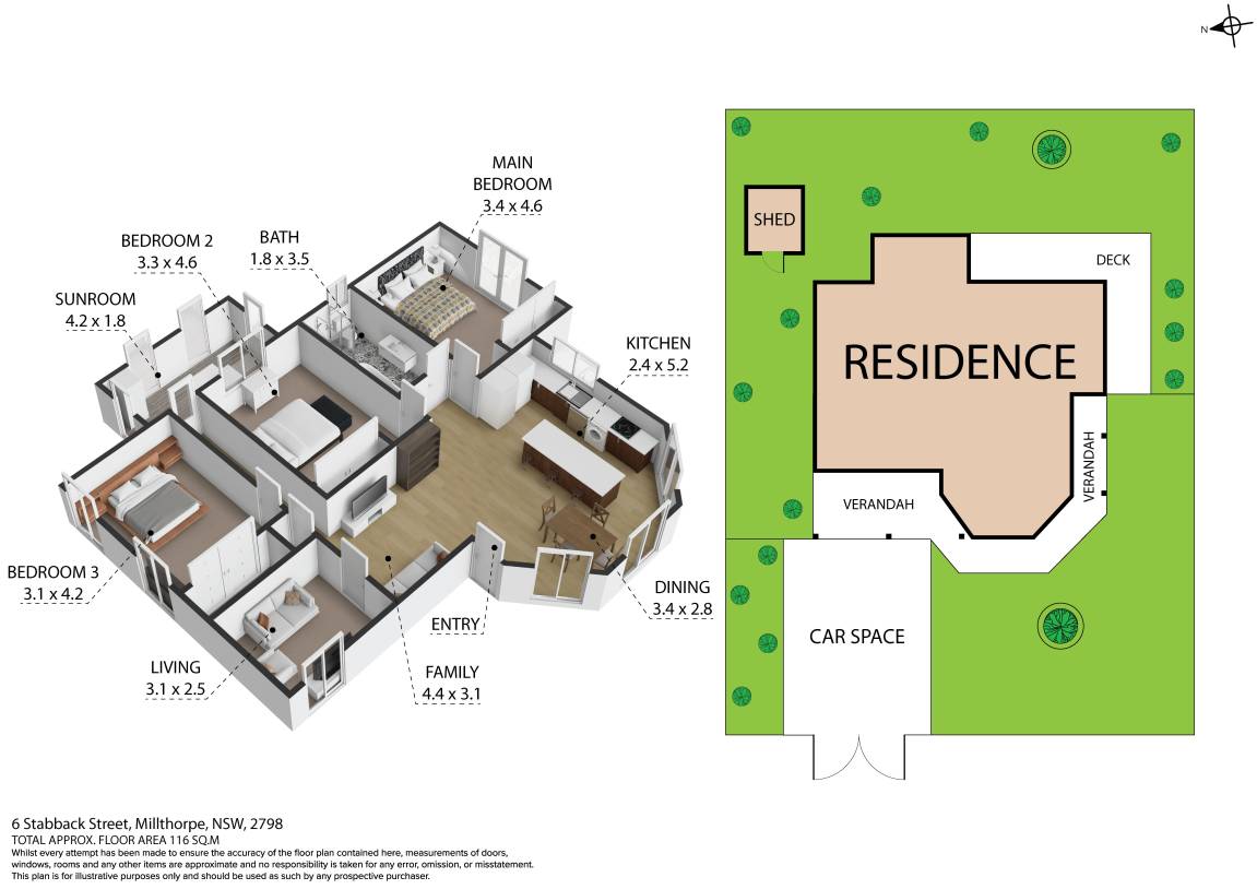 4-bedroom house at 6 STABBACK STREET, Millthorpe NSW 2798, Blayney, New South Wales