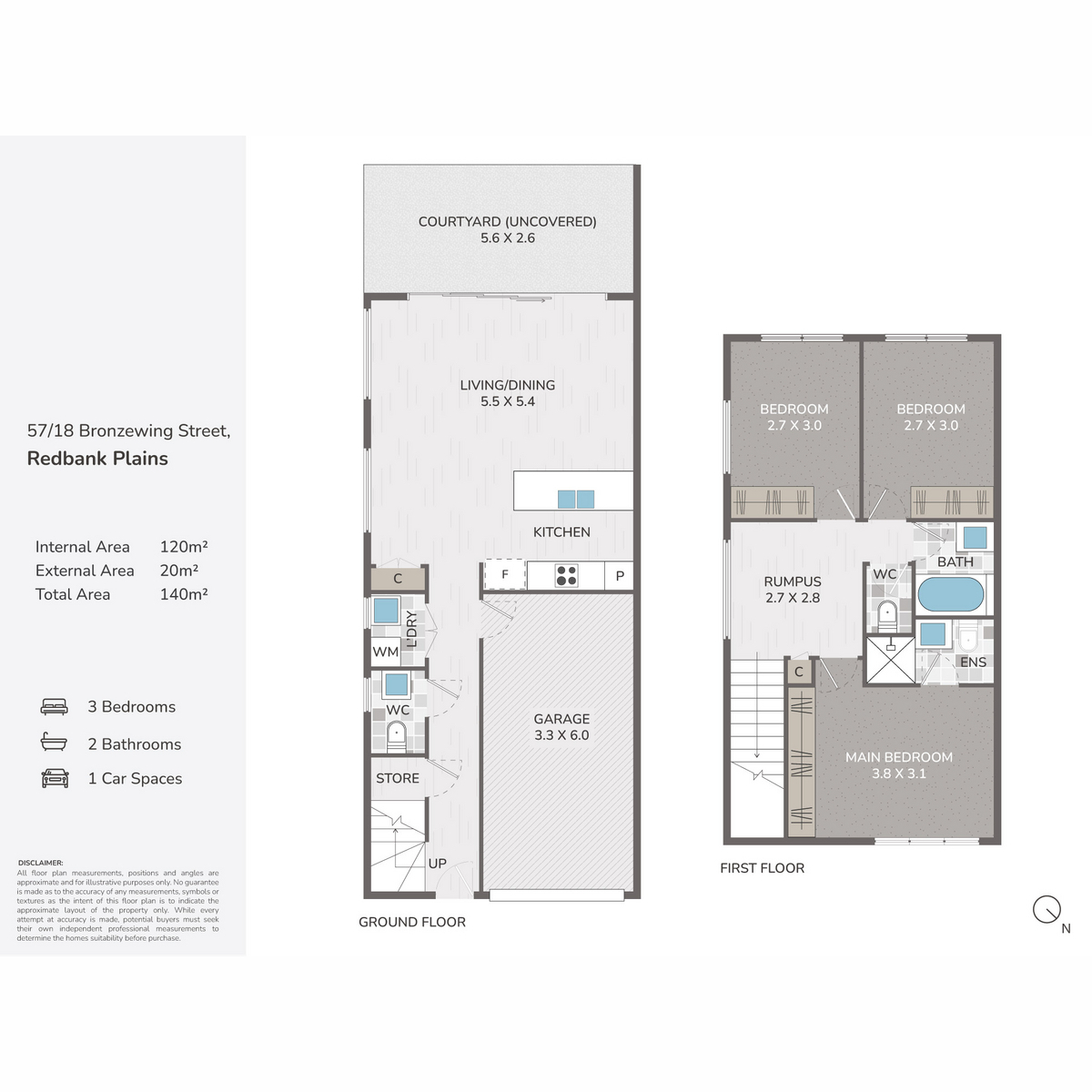 3-bedroom unit at 57/18 Bronzewing Street, Redbank Plains, QLD 4301, Ipswich, Queensland