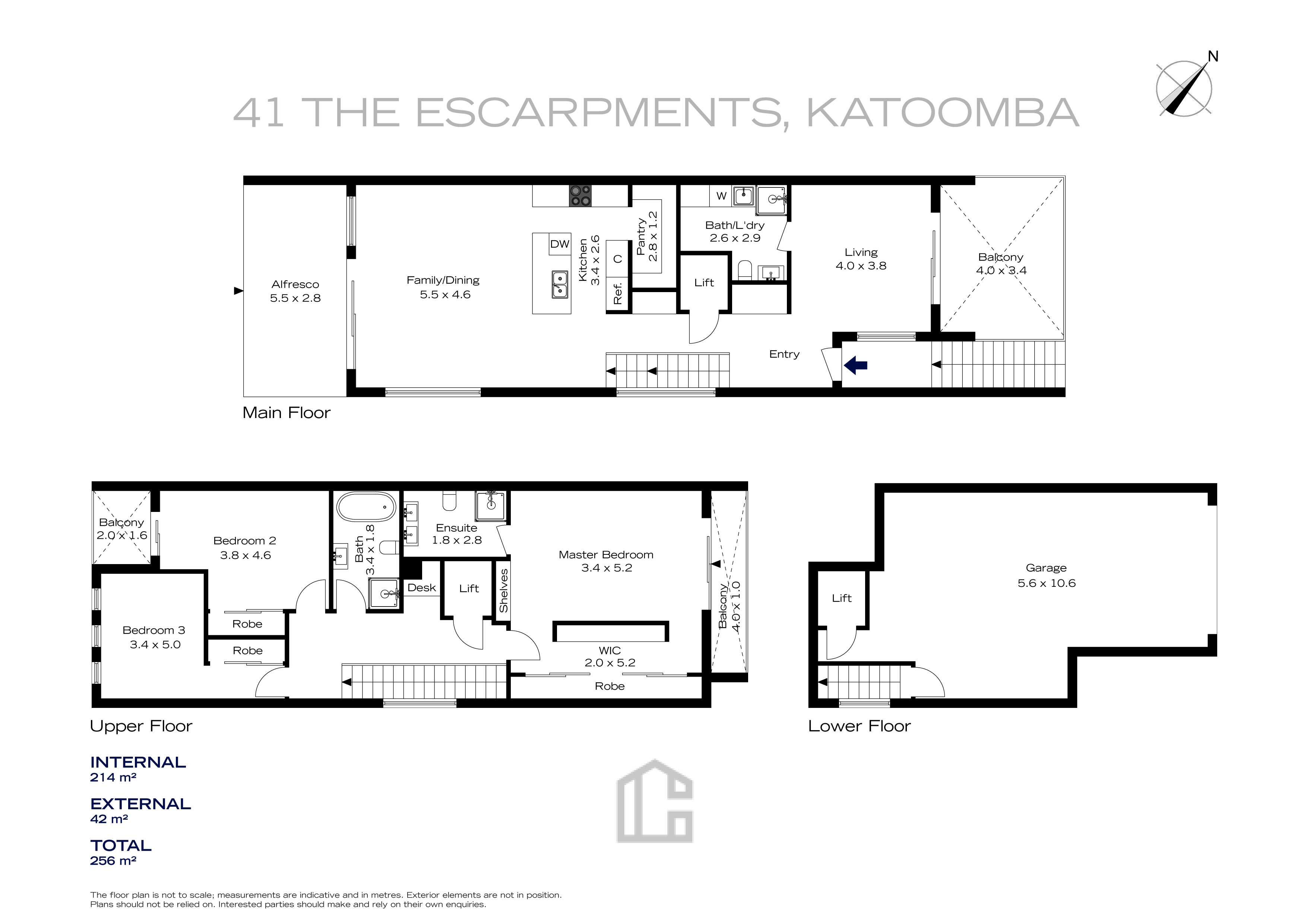 3-bedroom unit at 41 The Escarpments, Katoomba, Nsw, 2780, Blue Mountains, New South Wales