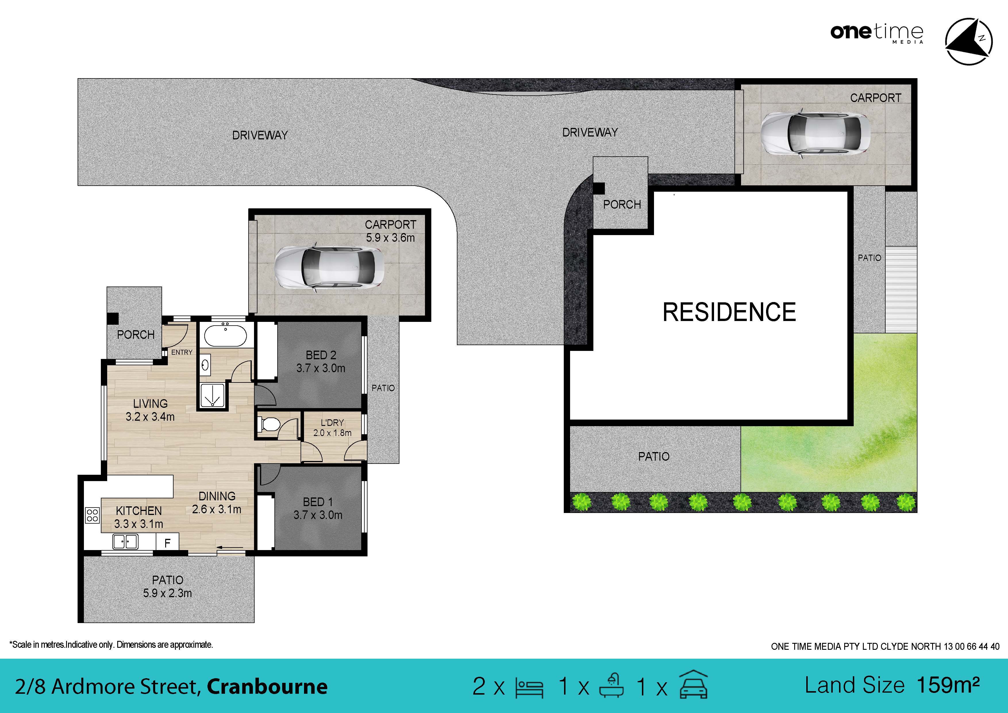 2-bedroom unit at 2/8 Ardmore Street, Cranbourne, VIC 3977, Casey, Victoria