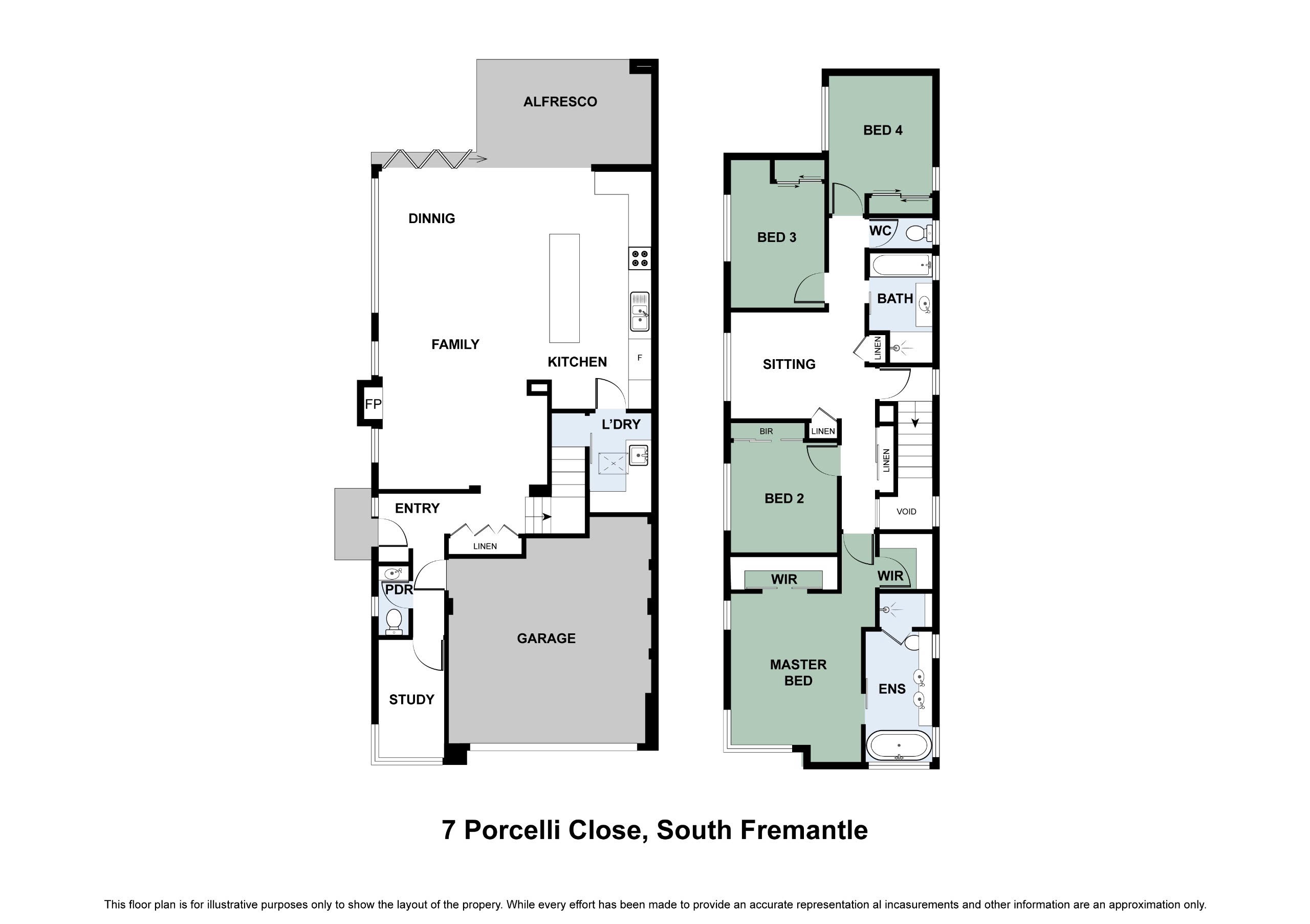 4-bedroom house at 7 PORCELLI CLOSE, South Fremantle WA 6162, Fremantle, Western Australia