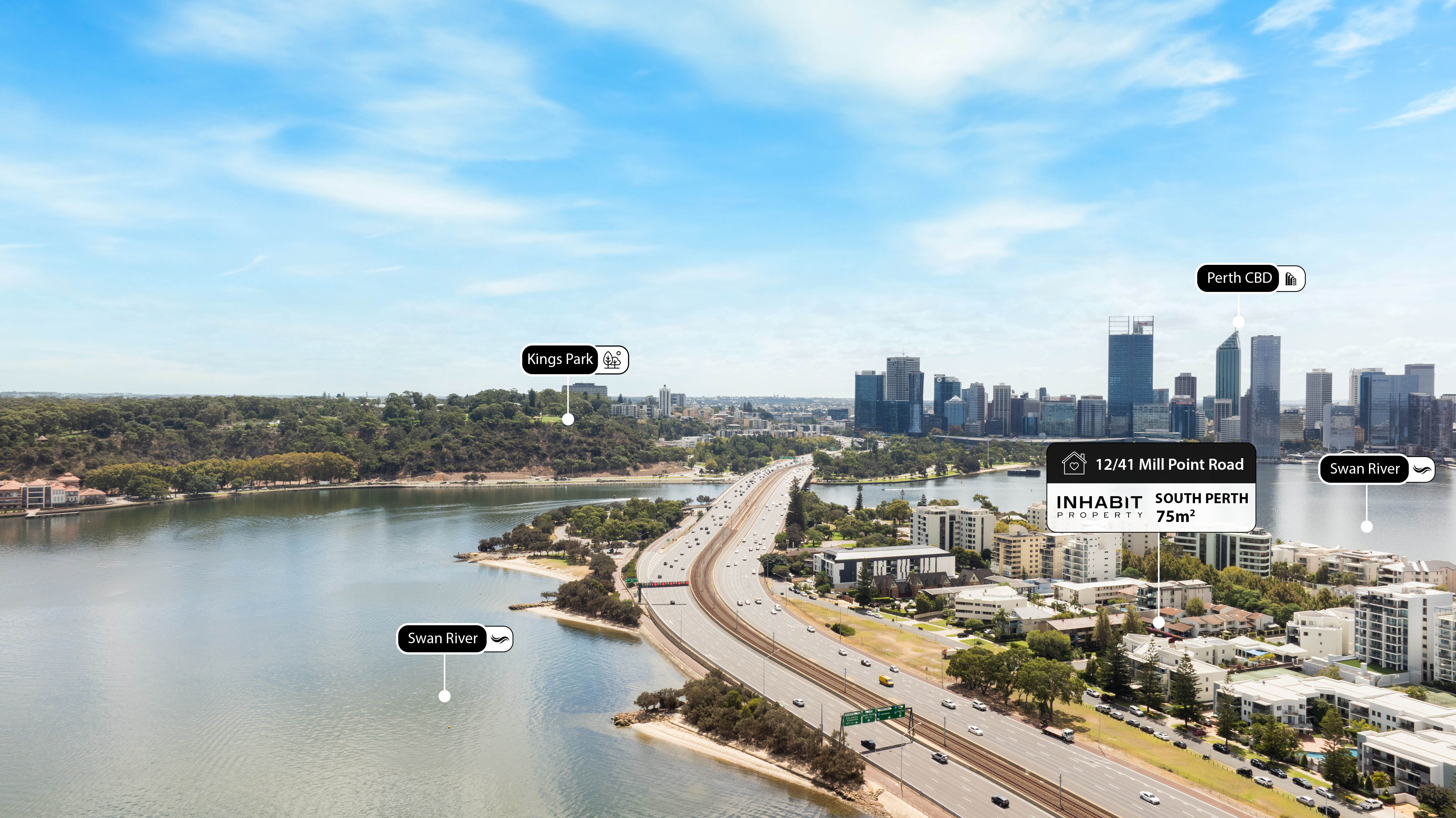 2-bedroom unit at 12/41 Mill Point Road, South Perth, WA 6151, South Perth, Western Australia