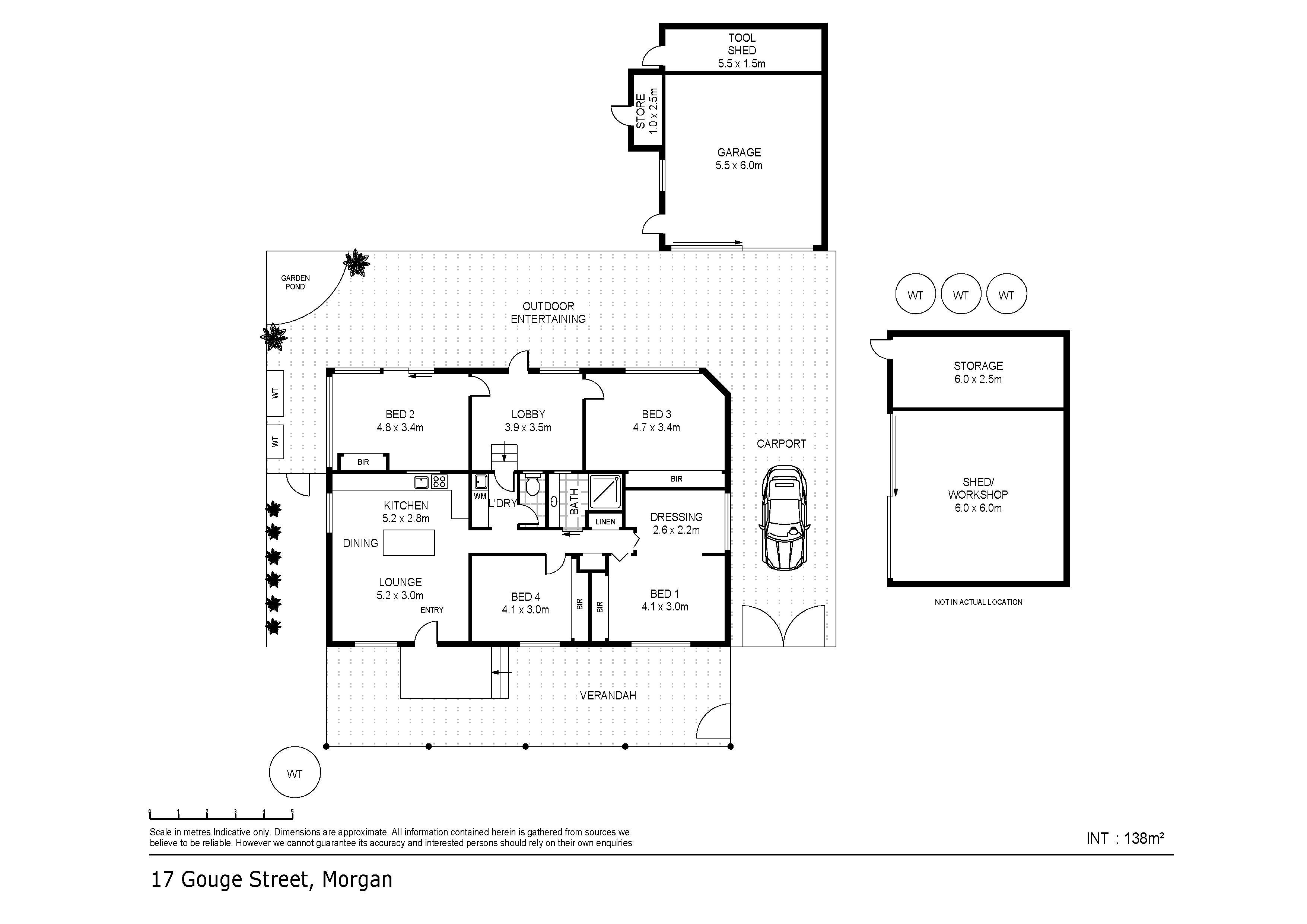 4-bedroom house at 17 GOUGE STREET, Morgan SA 5320, Mid Murray, South Australia