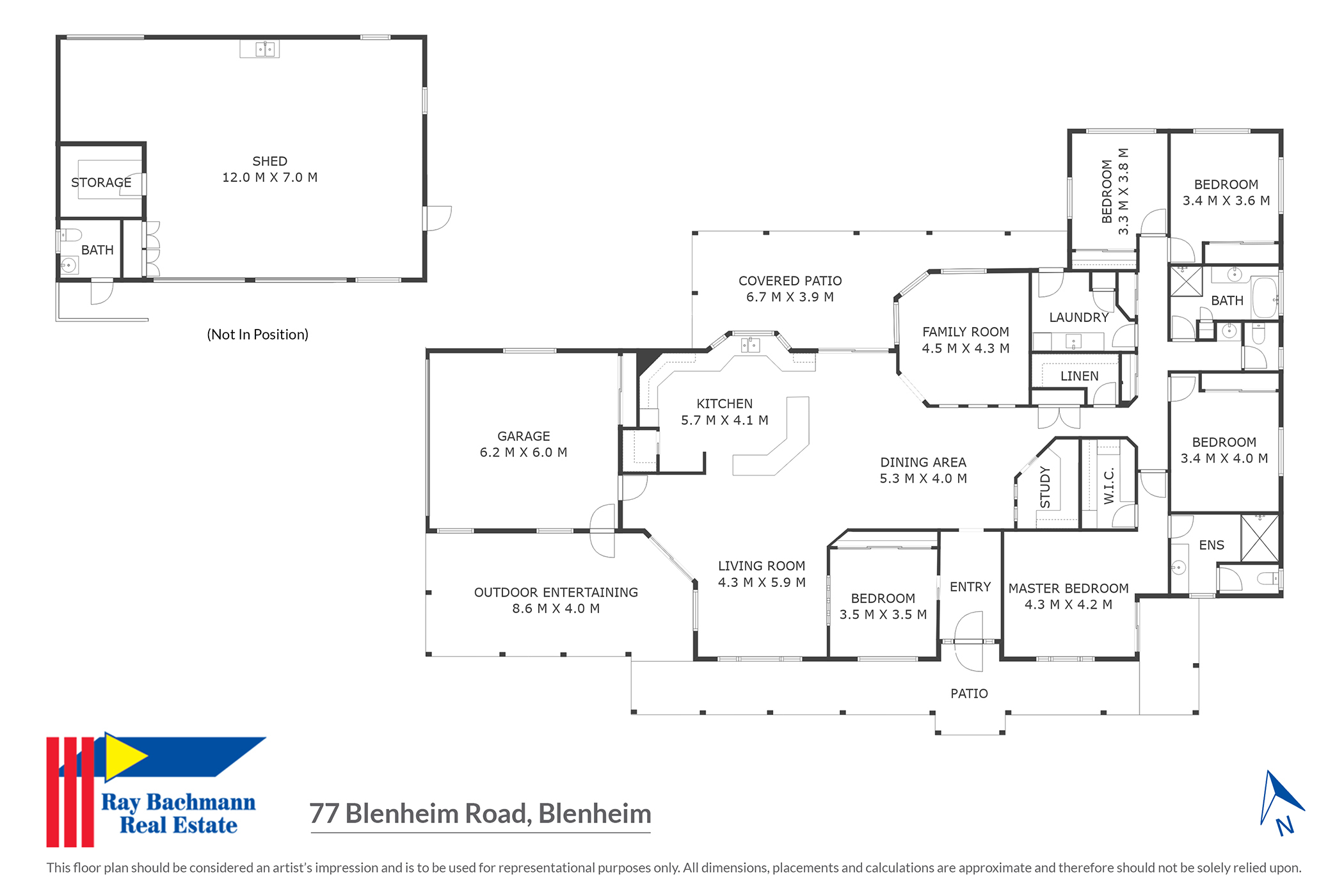 5-bedroom house at 77 Blenheim Rd, Blenheim, Qld, 4341, Lockyer Valley, Queensland