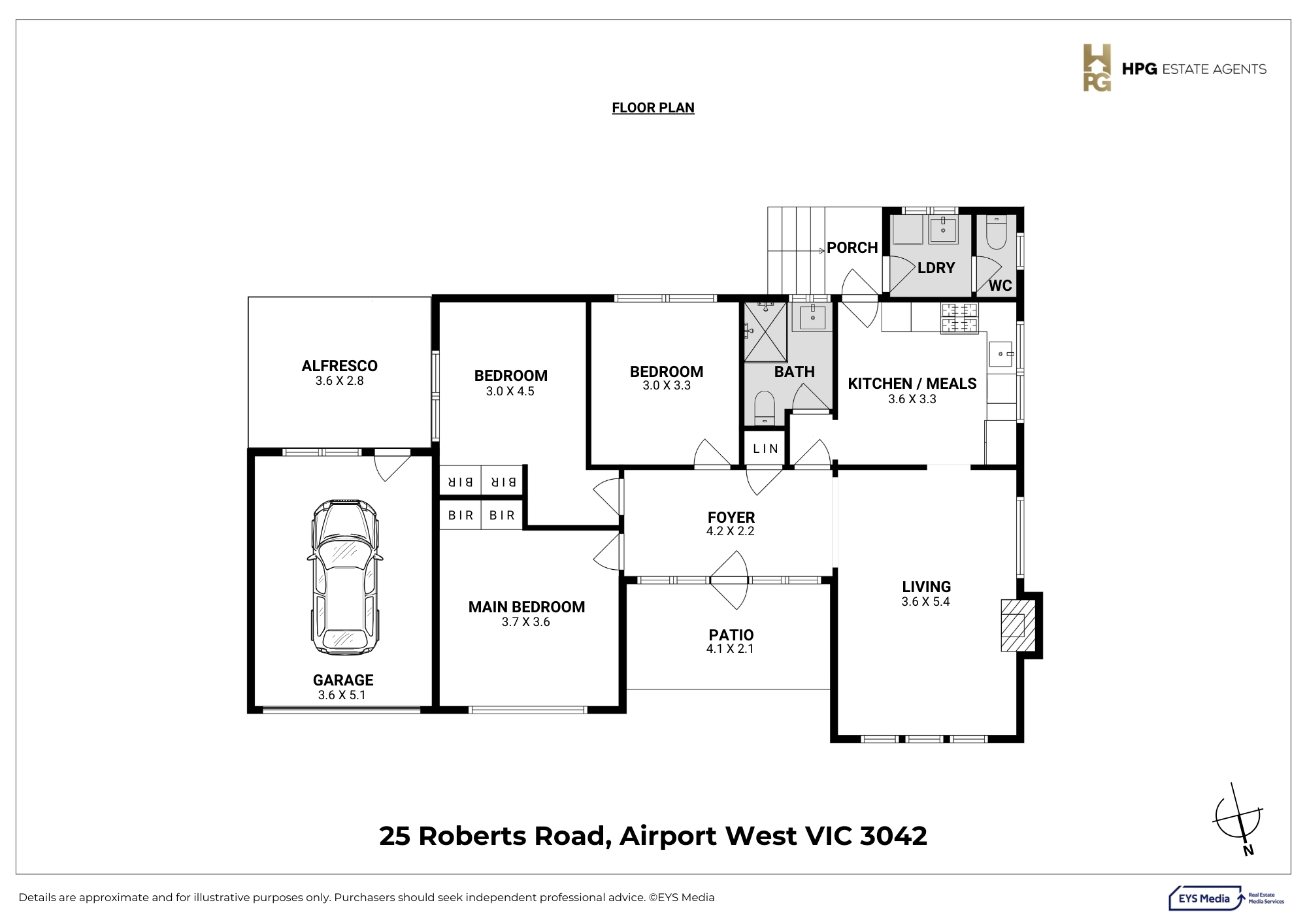 3-bedroom house at 25 Roberts Road, Airport West, Vic, 3042, Moonee Valley, Victoria