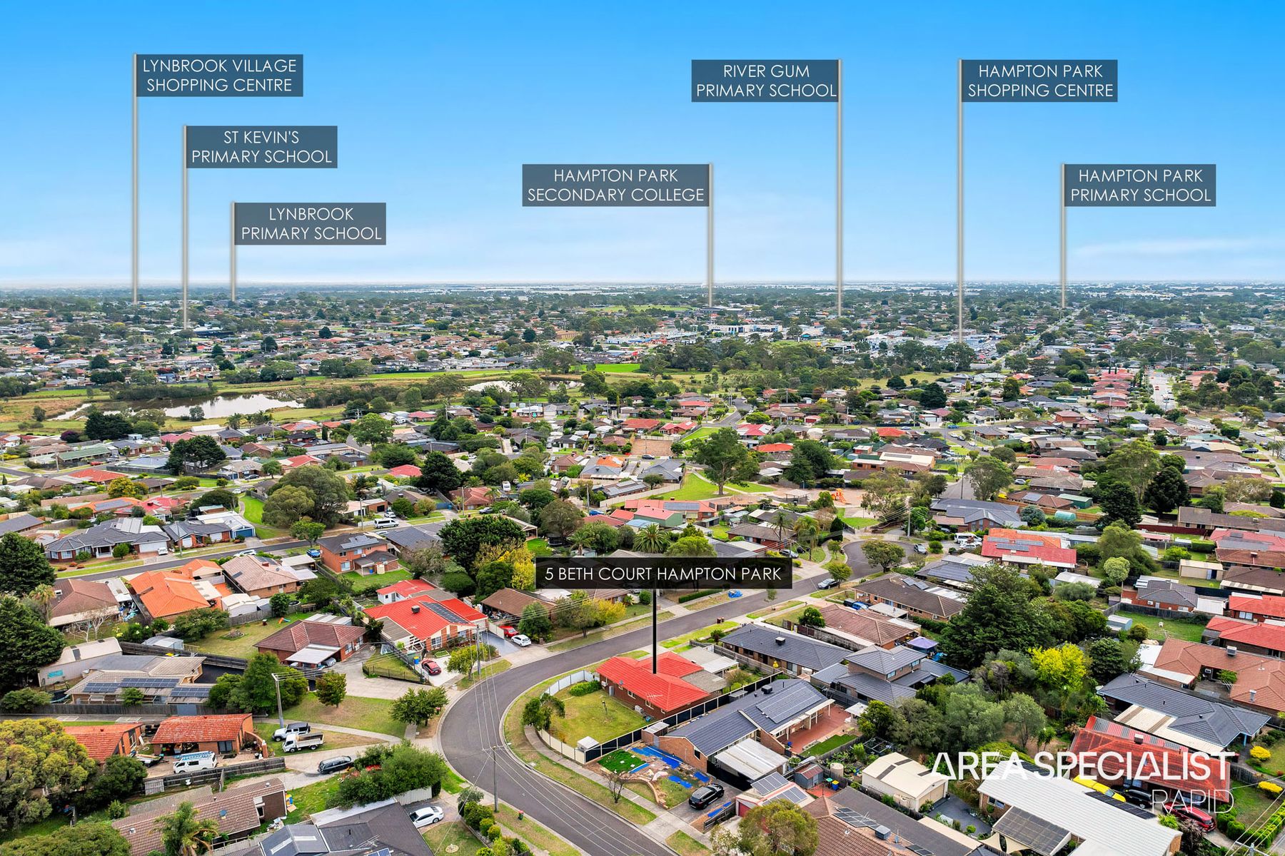 3-bedroom house at 5 BETH COURT, Hampton Park VIC 3976, Casey, Victoria
