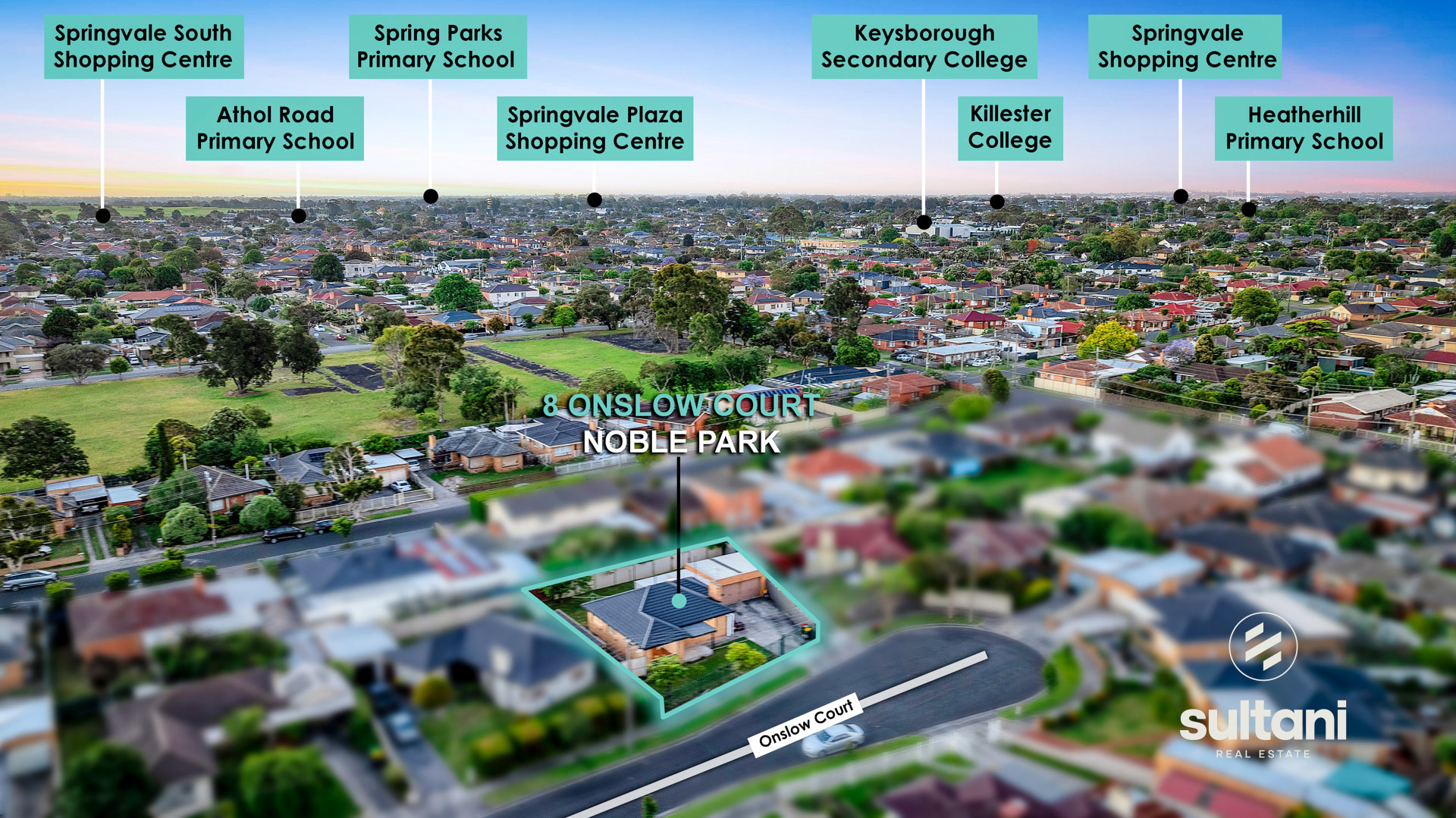 3-bedroom house at 8 ONSLOW COURT, Noble Park VIC 3174, Greater Dandenong, Victoria