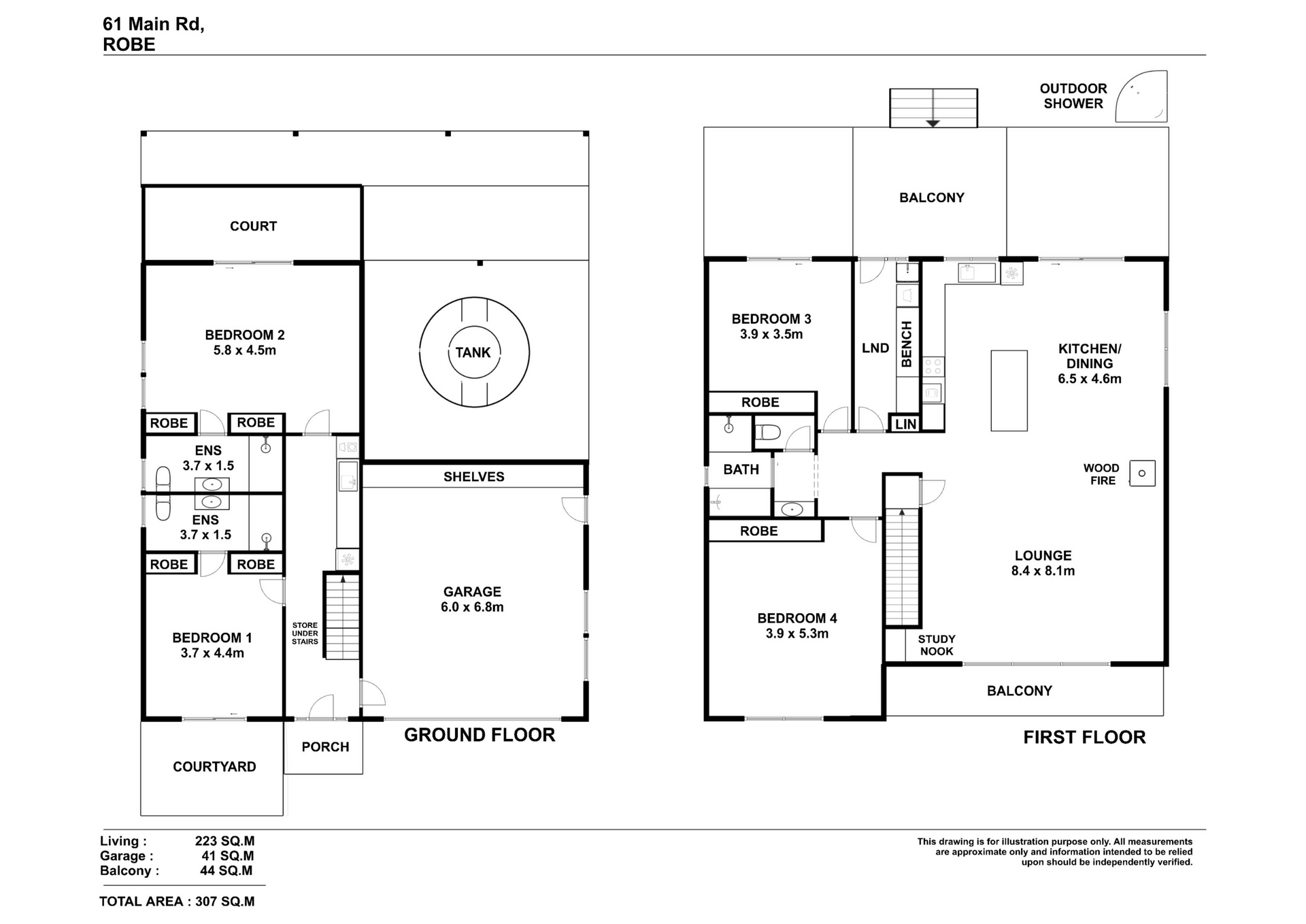 4-bedroom house at 61 Main Road, Robe, SA 5276, Robe, South Australia