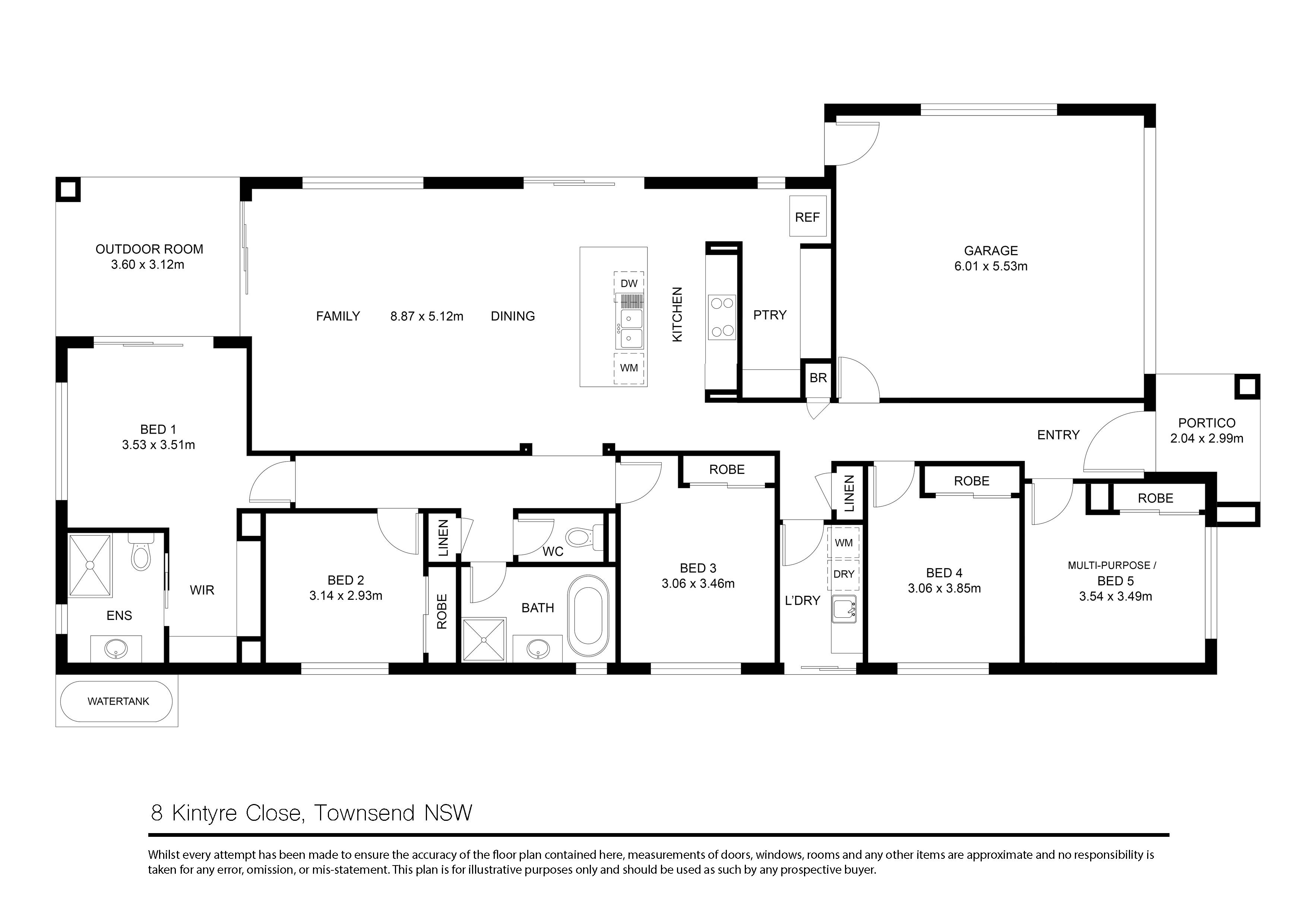 5-bedroom house at 8 Kintyre Close, Townsend, NSW 2463, Clarence Valley, New South Wales
