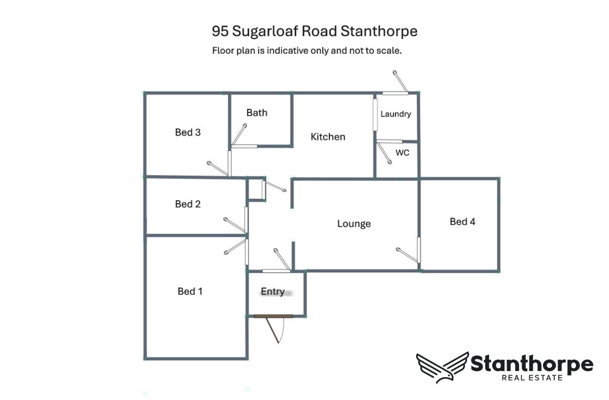 4-bedroom house at 95 Sugarloaf Road, Stanthorpe, QLD 4380, Southern Downs, Queensland