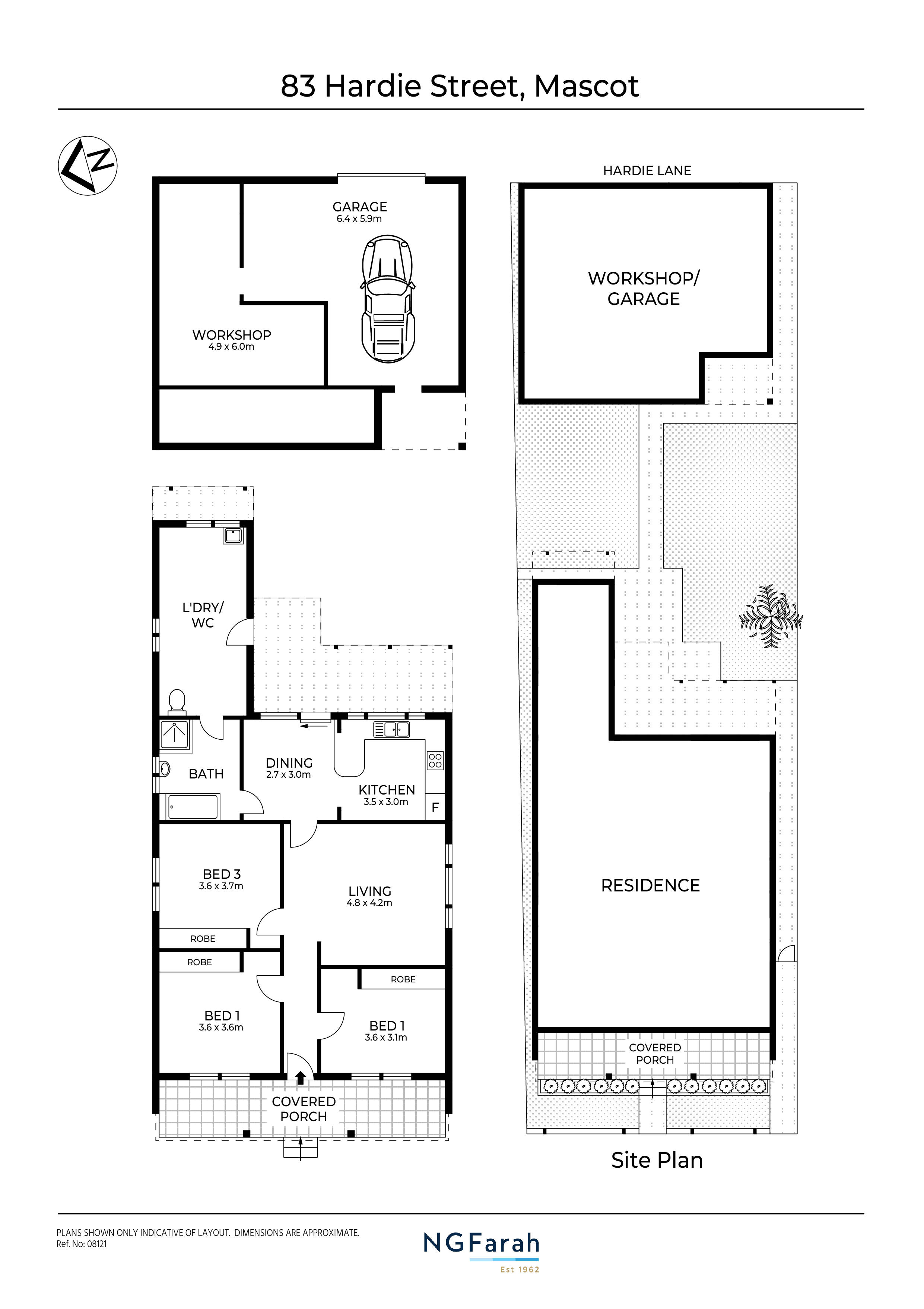 3-bedroom house at 83 HARDIE STREET, Mascot NSW 2020, , New South Wales