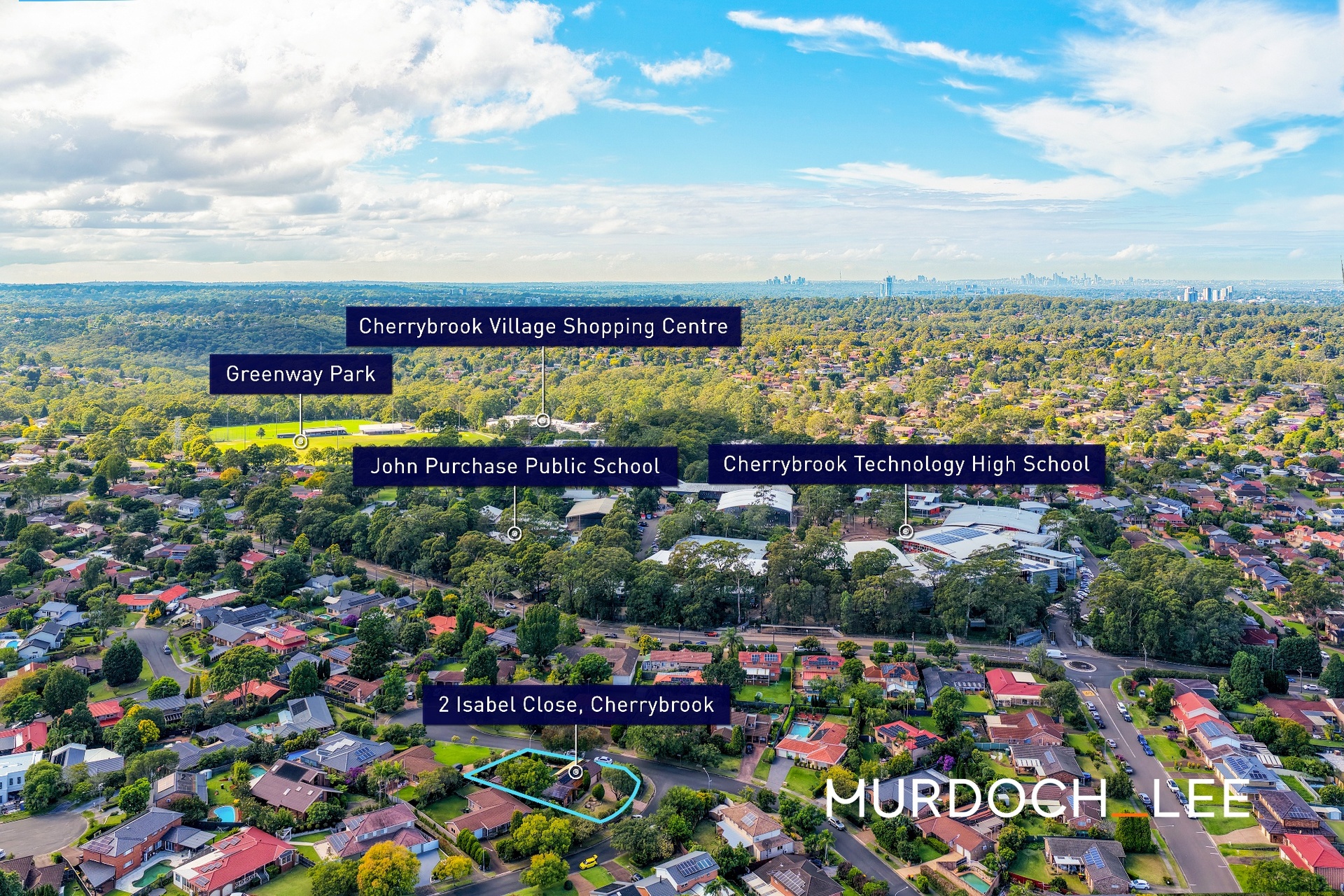 4-bedroom house at 2 ISABEL CLOSE, Cherrybrook NSW 2126, Hornsby, New South Wales