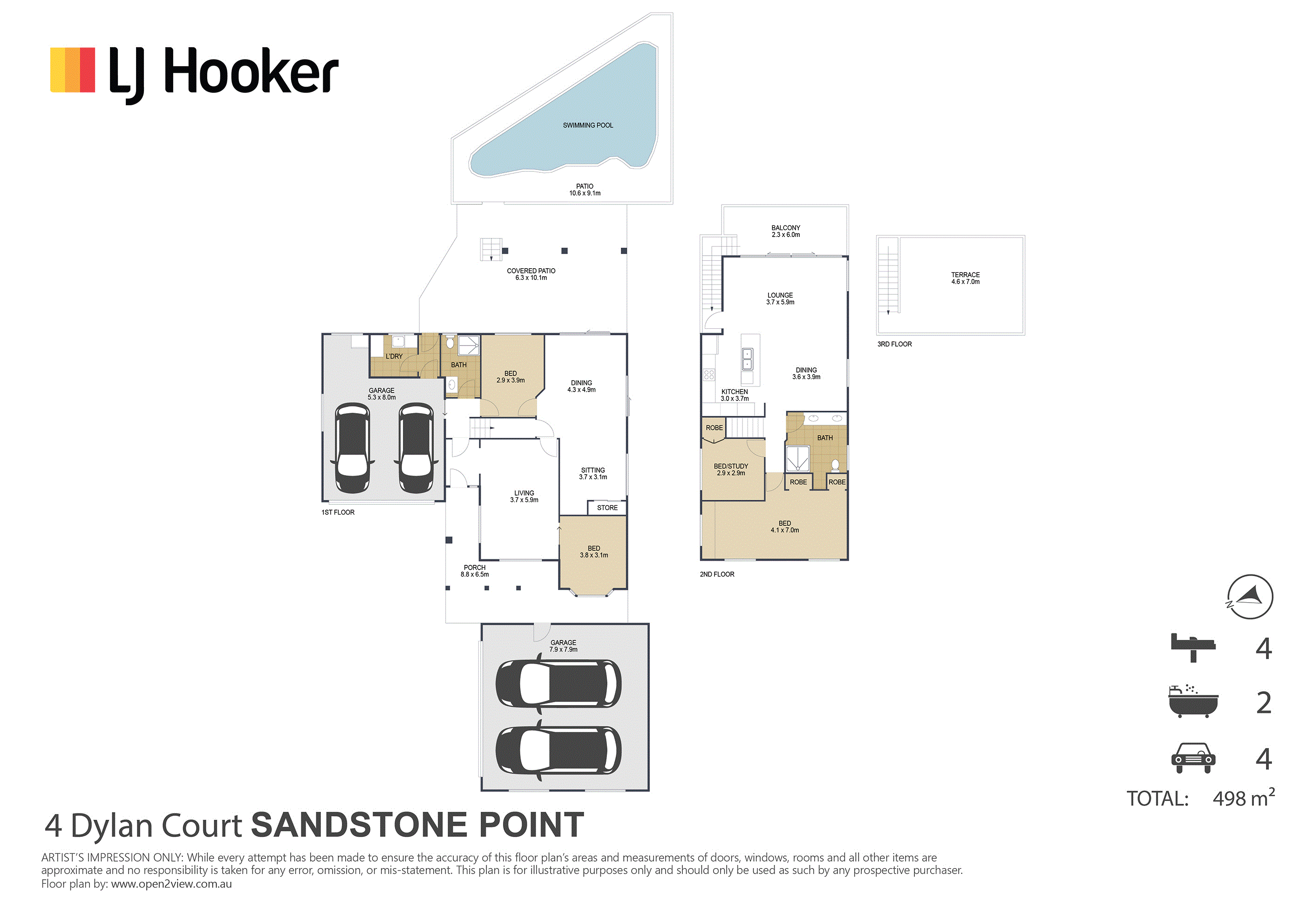 4-bedroom house at 4 Dylan Court, Sandstone Point, QLD 4511, Moreton Bay, Queensland