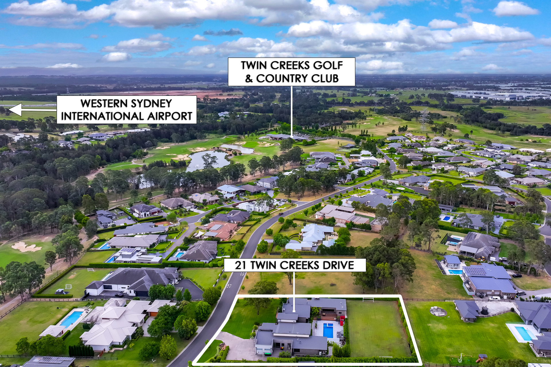 6-bedroom house at 21 TWIN CREEKS DRIVE, Luddenham NSW 2745, Liverpool, New South Wales