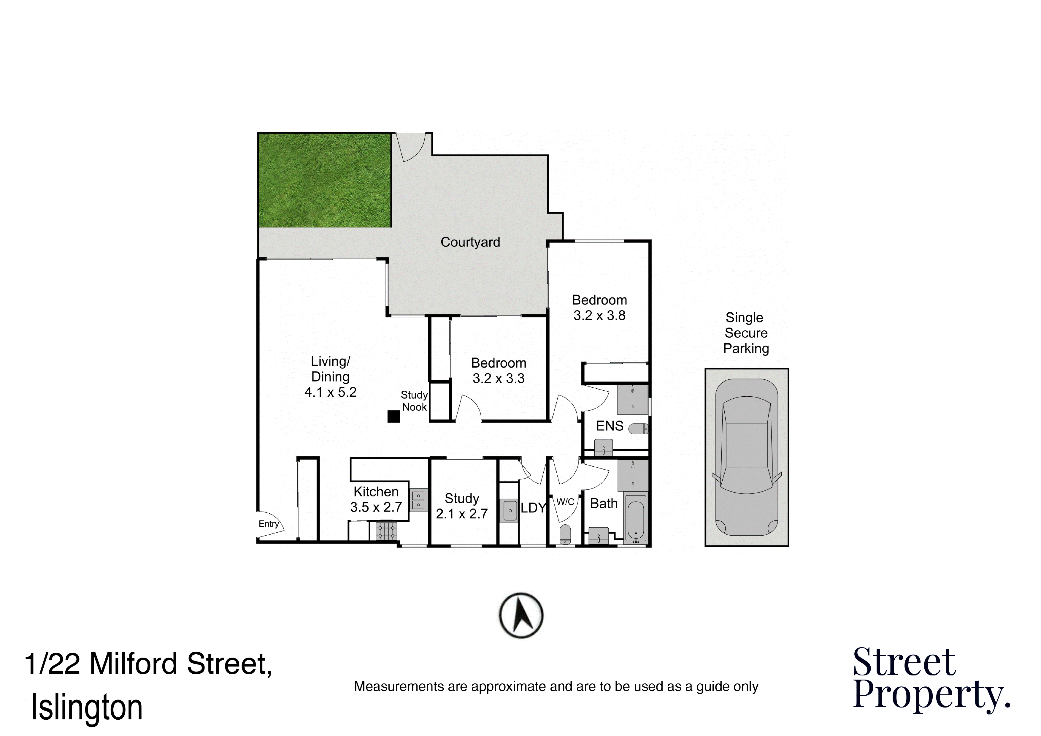 2-bedroom unit at 1/22 Milford Street, Islington, NSW 2296, Newcastle, New South Wales
