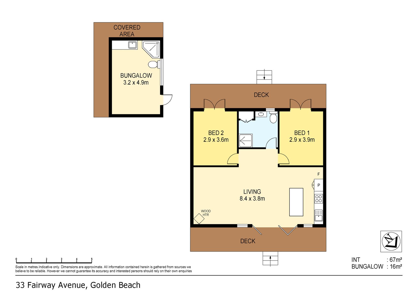 3-bedroom house at 33 Fairway Avenue, Golden Beach, VIC 3851, Wellington, Victoria