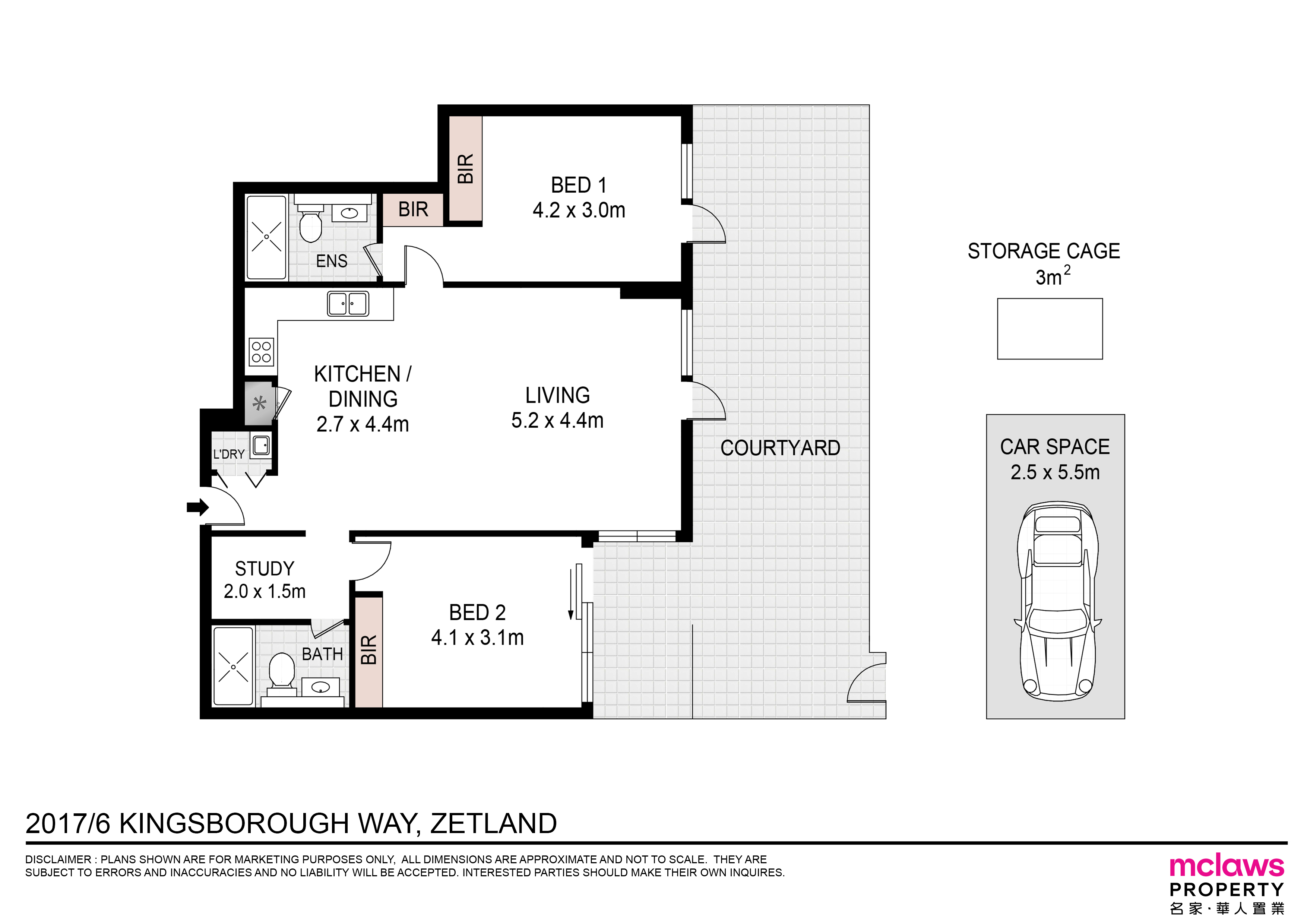 2-bedroom unit at 6 Kingsborough Way, Zetland, NSW 2017, Sydney, New South Wales