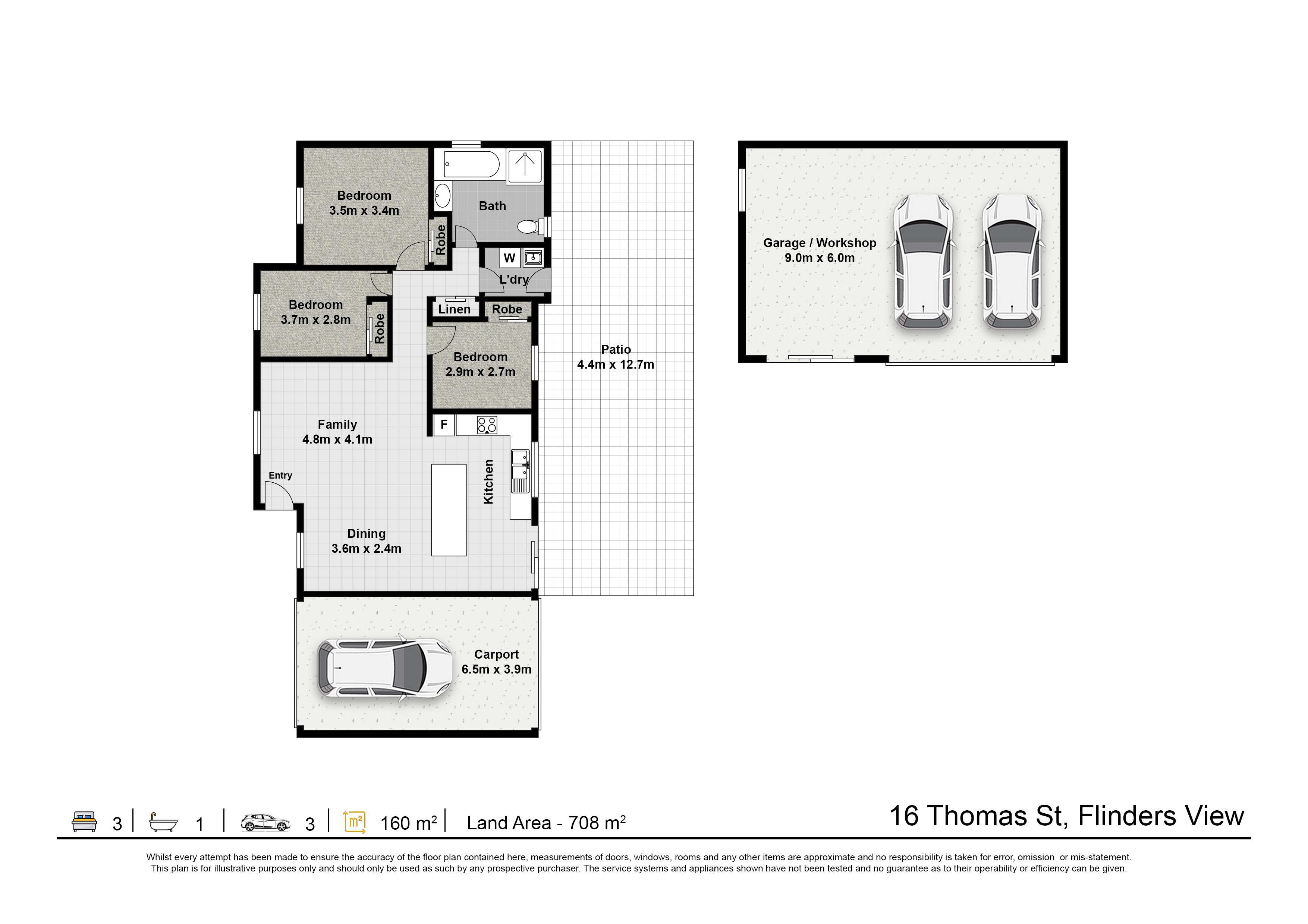 3-bedroom house at 16 Thomas Street, Flinders View, QLD 4305, Ipswich, Queensland