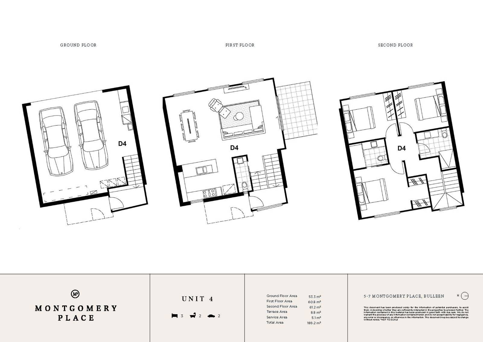 3-bedroom unit at 1-8/5-7 Montgomery Place, Bulleen, VIC 3105, Manningham, Victoria