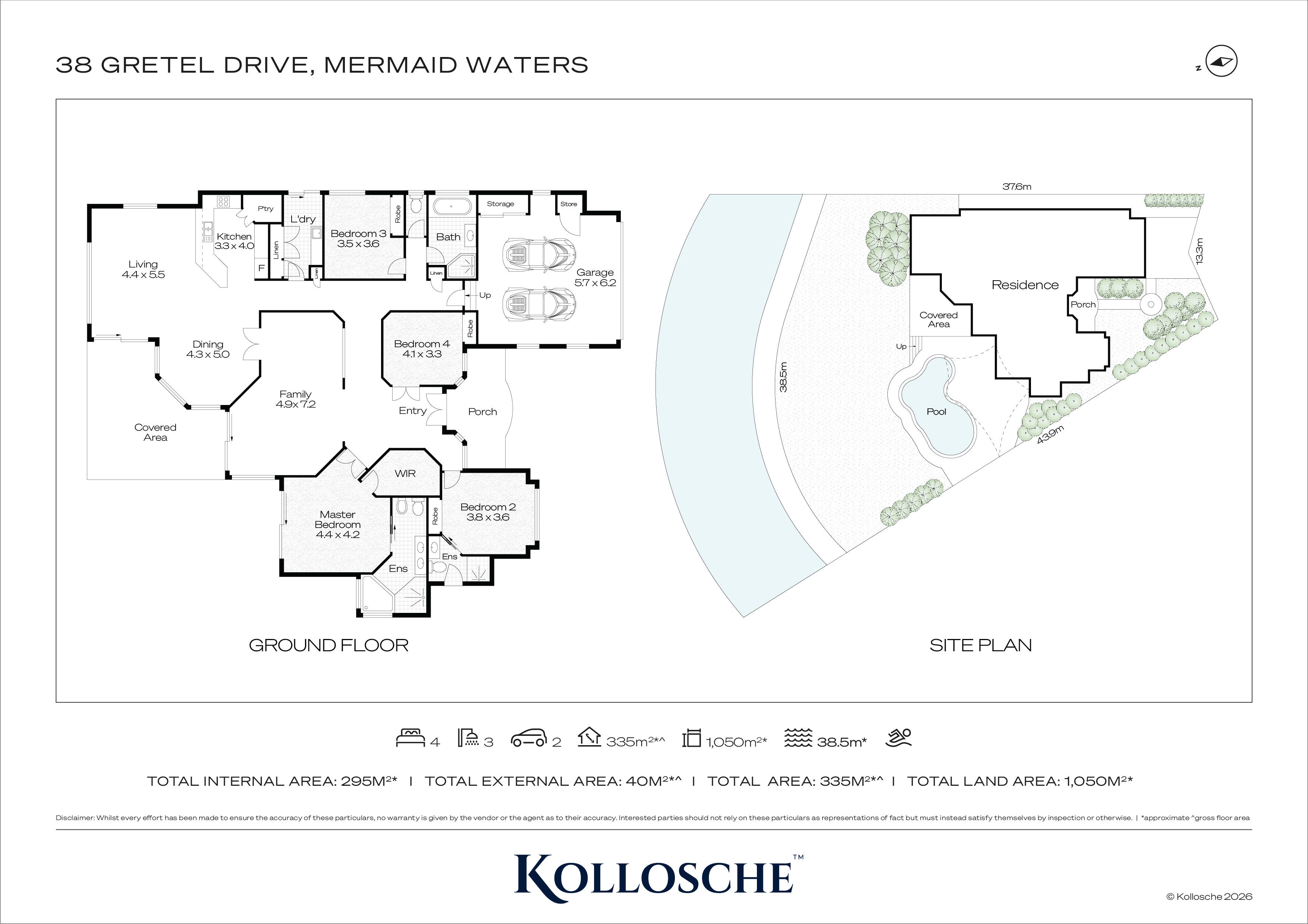 4-bedroom house at 38 GRETEL DRIVE, Mermaid Waters QLD 4218, Gold Coast, Queensland