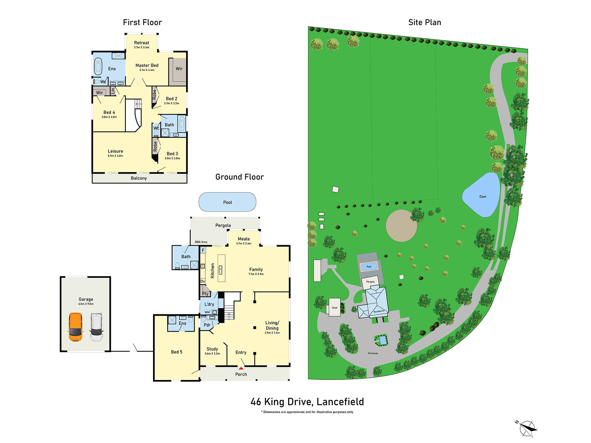 5-bedroom house at 46 KING DRIVE, Lancefield VIC 3435, Macedon Ranges, Victoria
