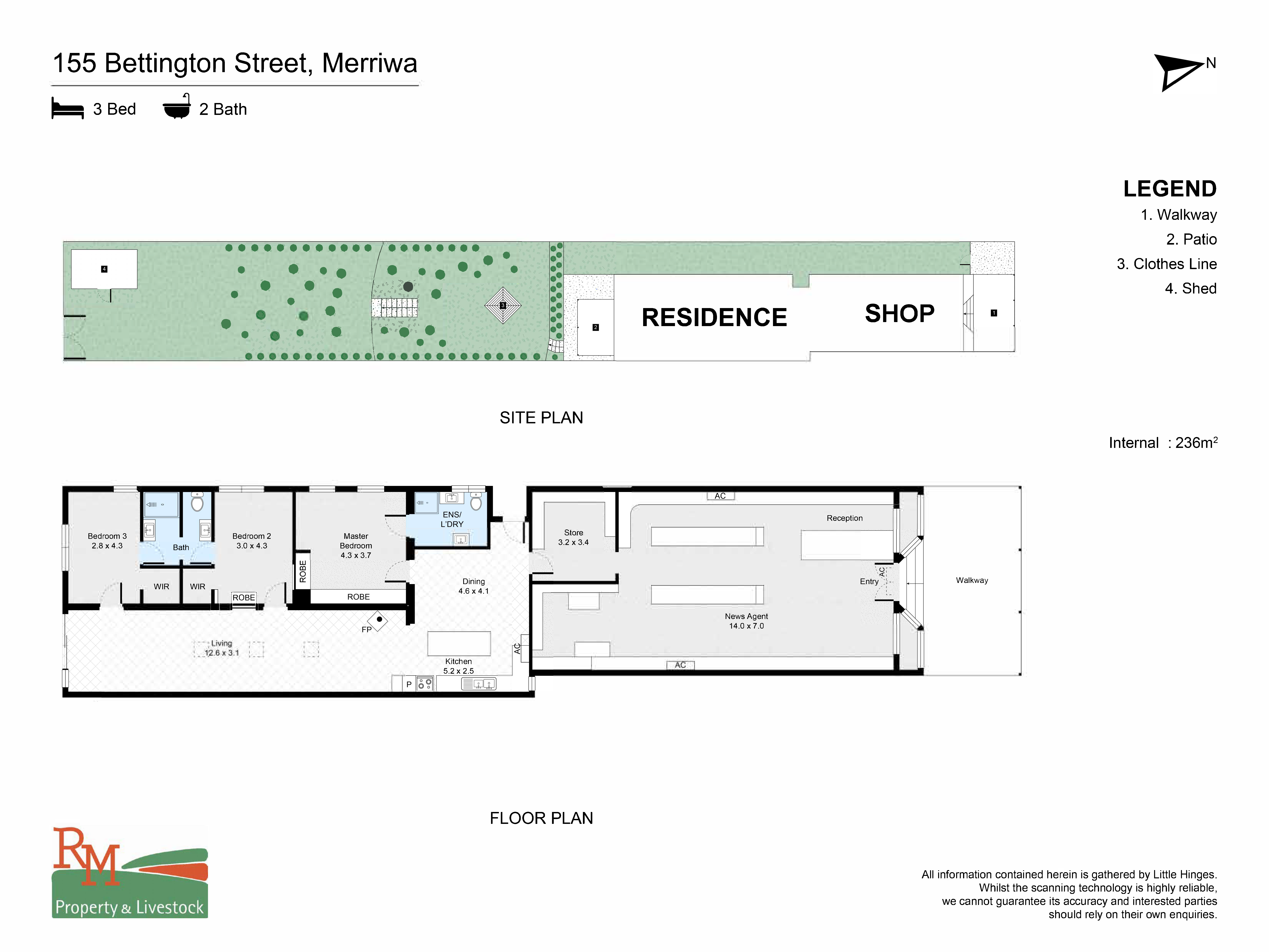 3-bedroom house at 155 Bettington Street, Merriwa, NSW 2329, Upper Hunter, New South Wales