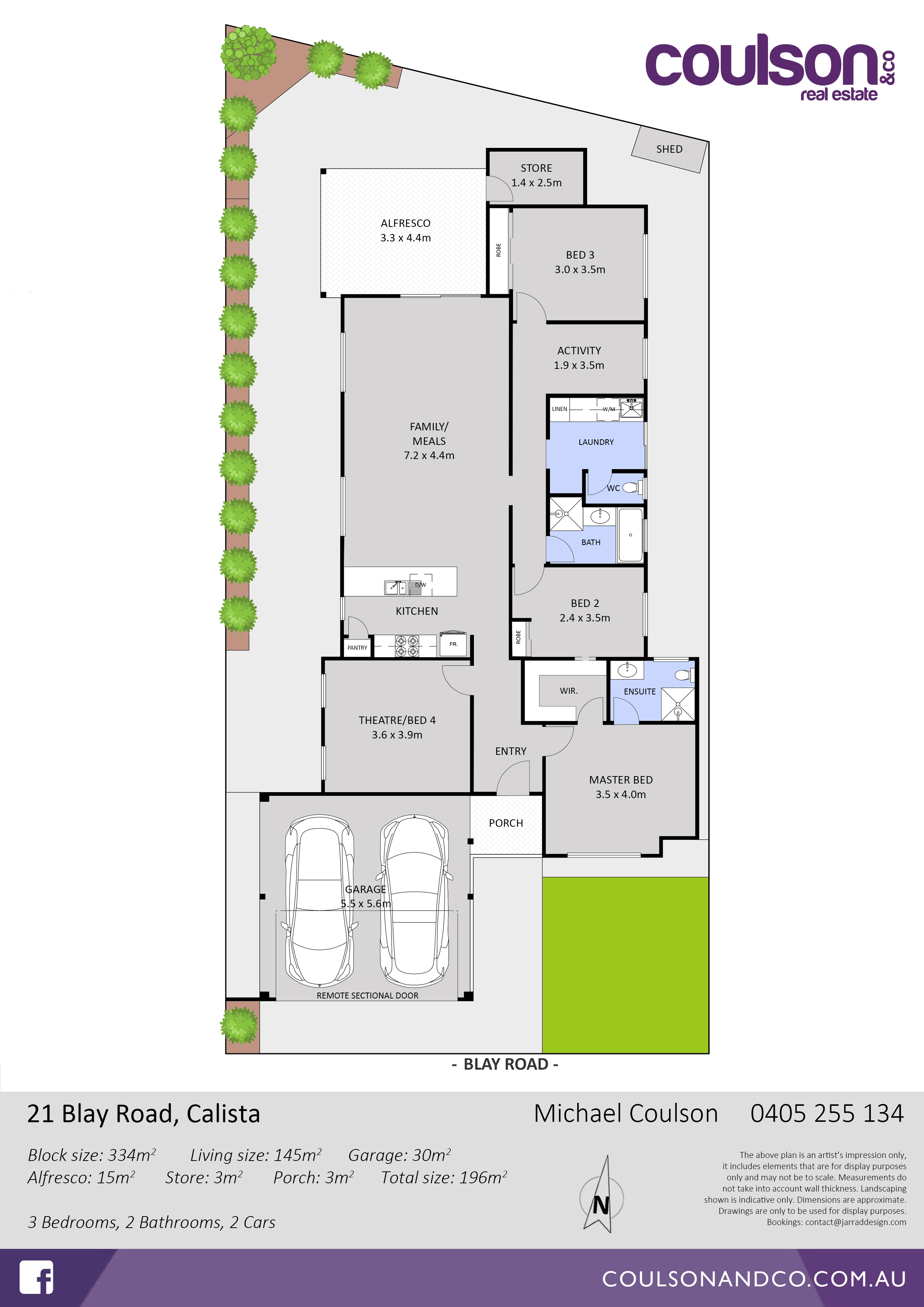 3-bedroom house at 21 Blay Road, Calista, WA 6167, Kwinana, Western Australia