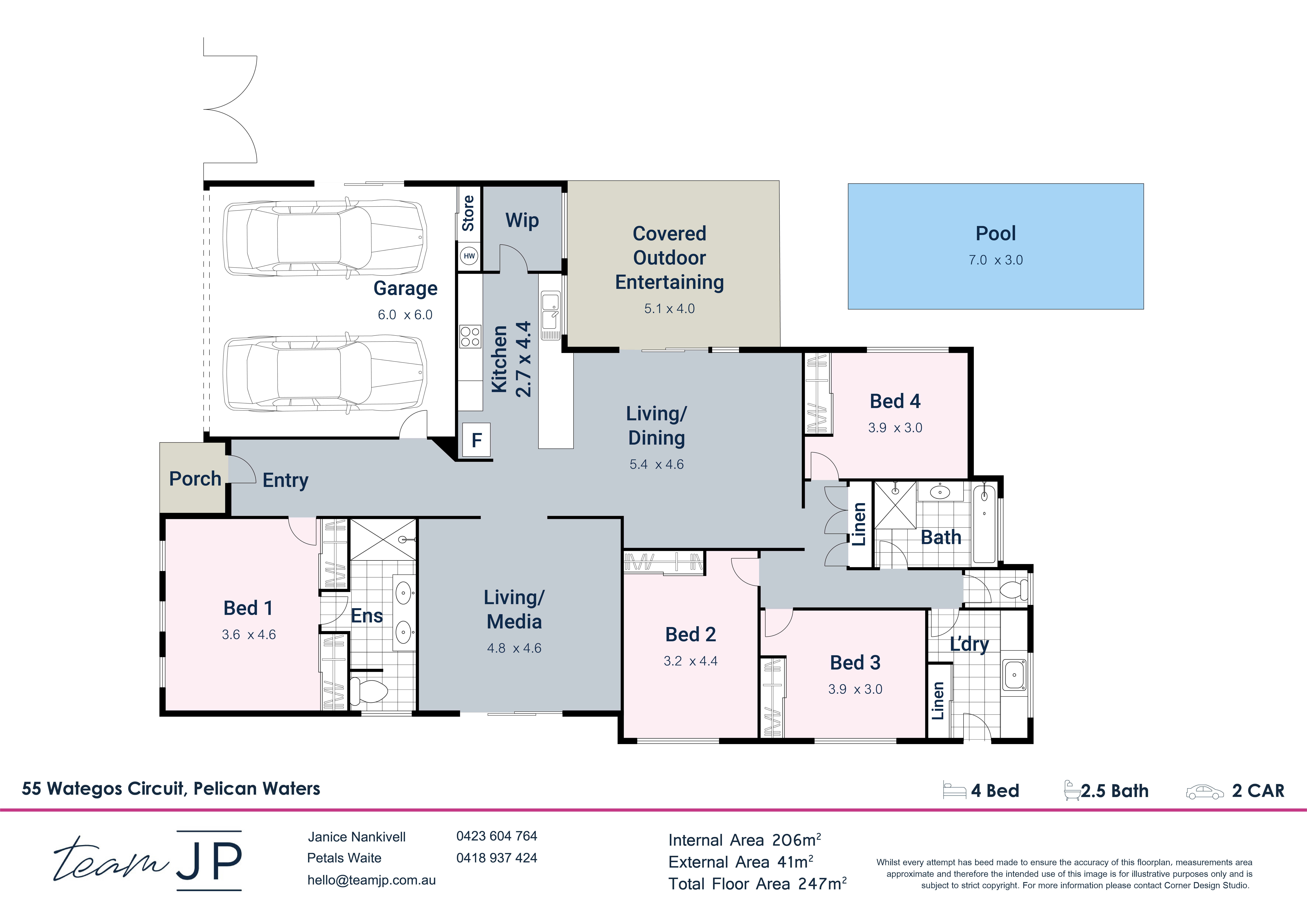 4-bedroom house at 55 Wategos Circuit, Pelican Waters, QLD 4551, Sunshine Coast, Queensland