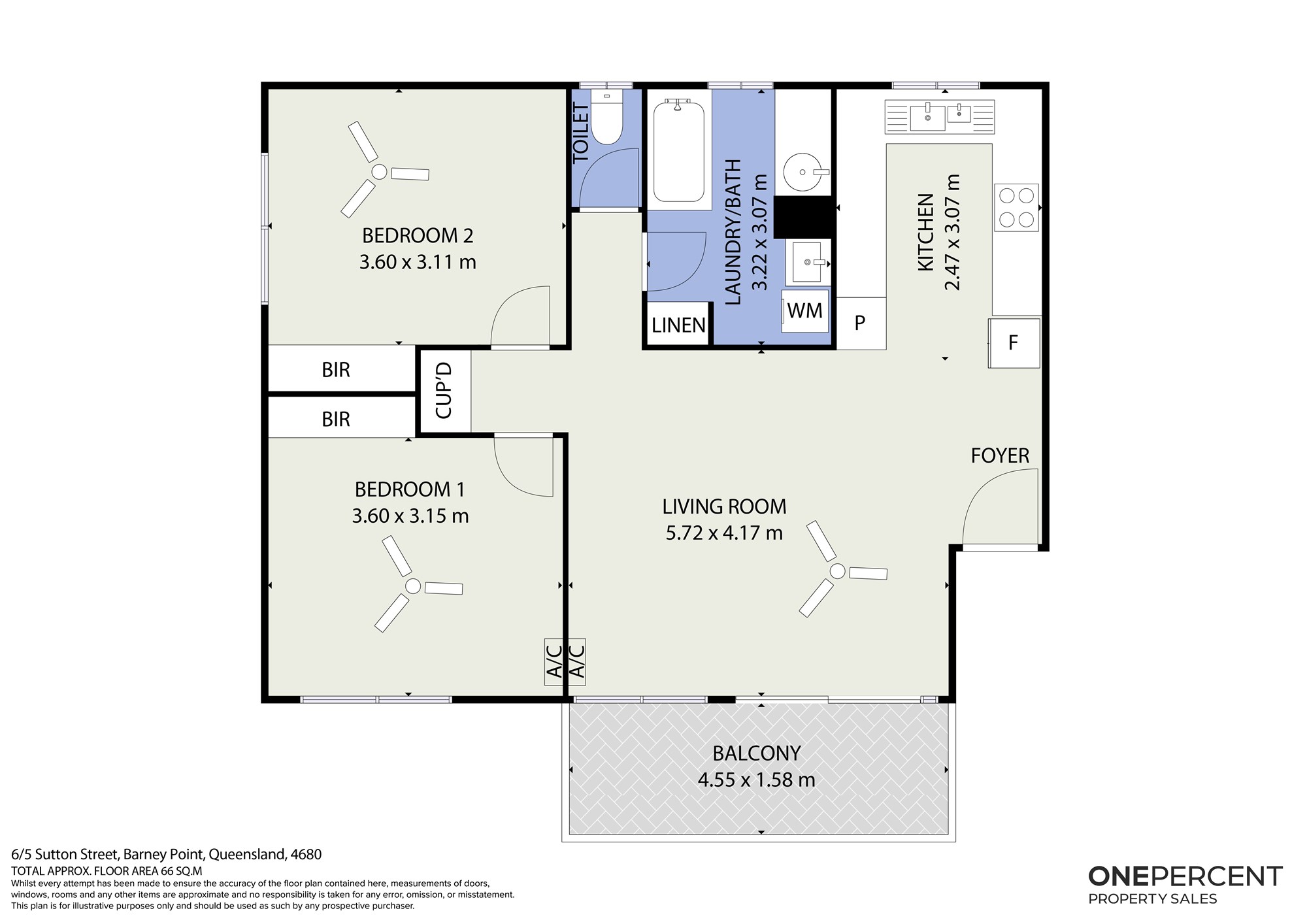 2-bedroom unit at 6/5 Sutton Street, Barney Point, QLD 4680, Gladstone, Queensland