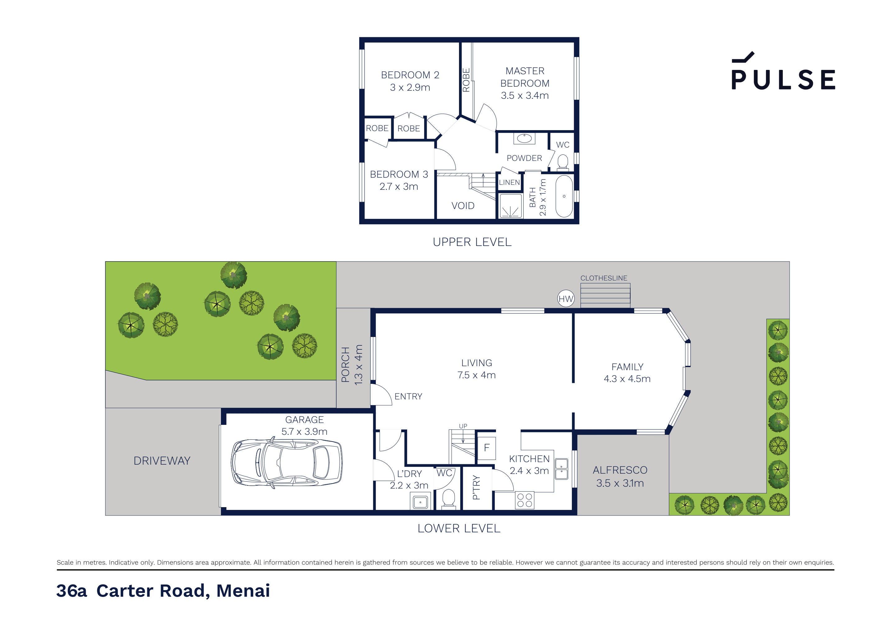 3-bedroom unit at 36A CARTER ROAD, Menai NSW 2234, Sutherland, New South Wales