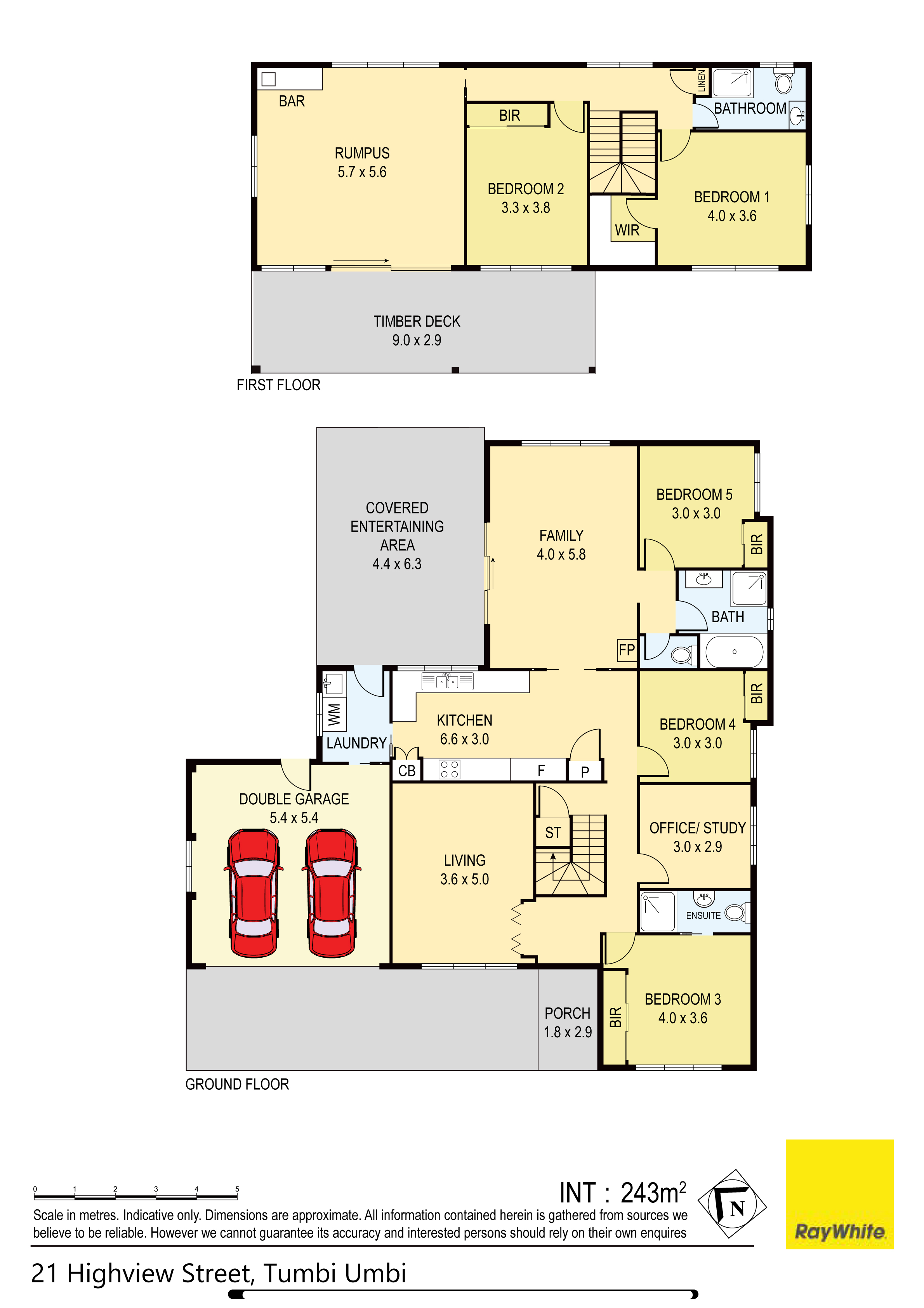 5-bedroom house at 21 Highview Street, Tumbi Umbi, NSW 2261, , New South Wales