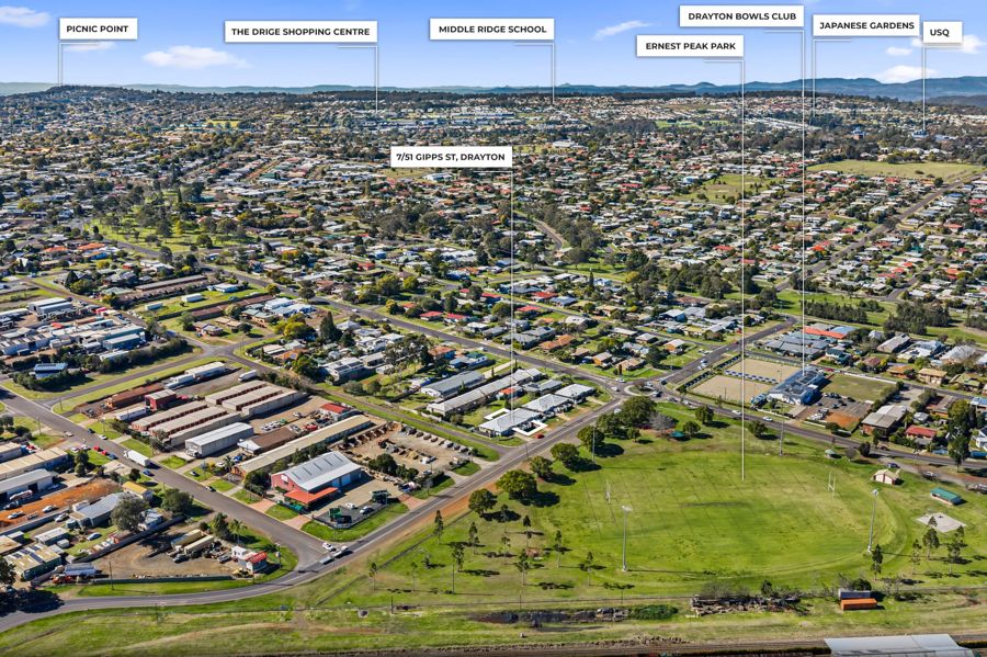 2-bedroom unit at 7/51 Gipps Street, Drayton, QLD 4350, Toowoomba, Queensland