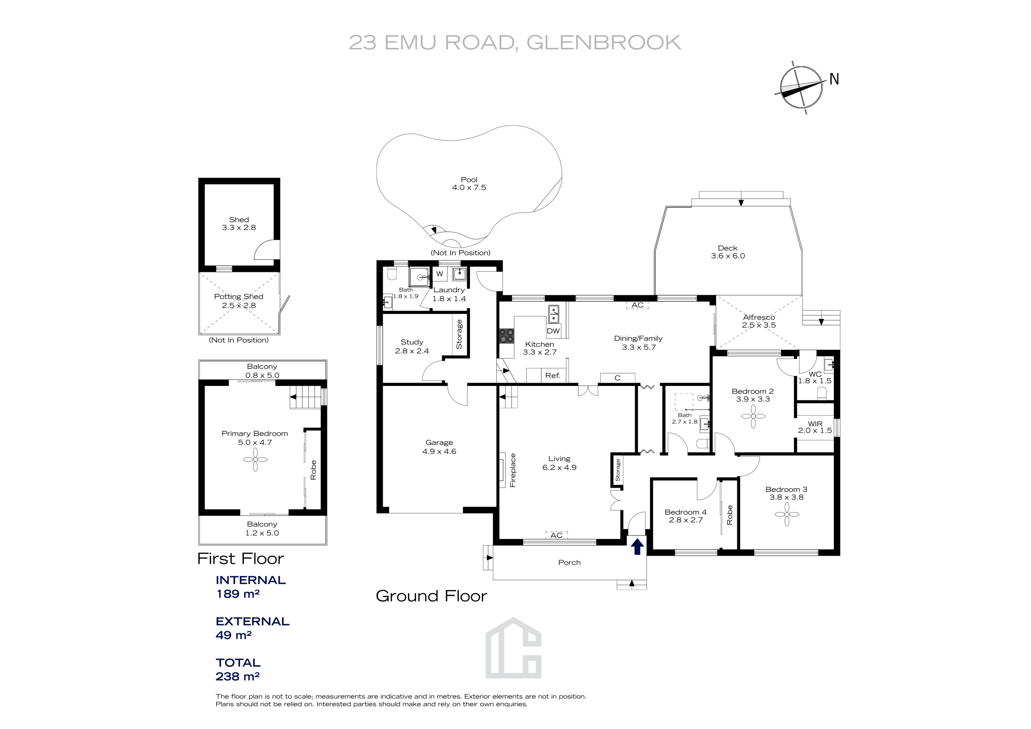 4-bedroom house at 23 Emu Road, Glenbrook, NSW 2773, Blue Mountains, New South Wales