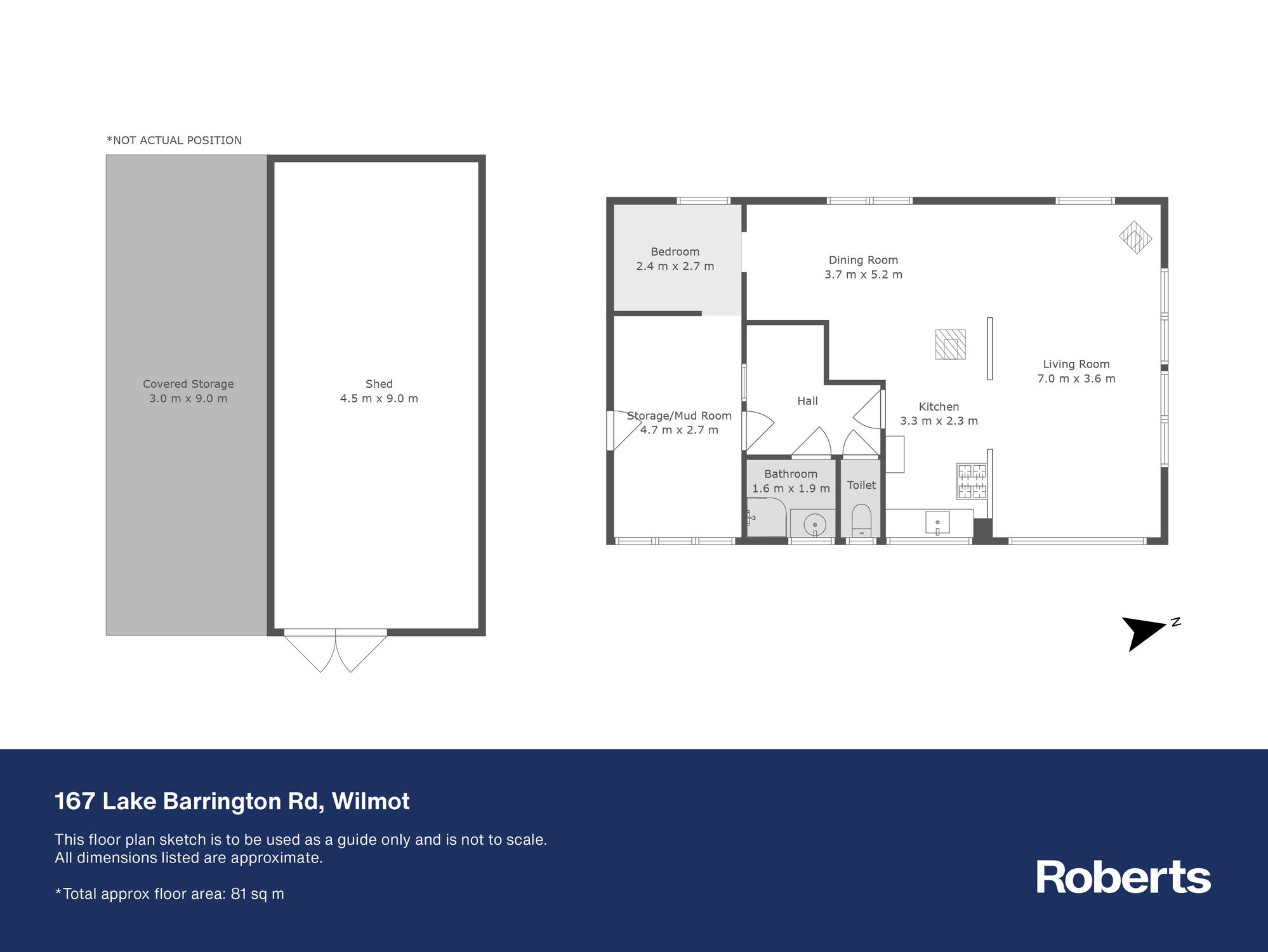 1-bedroom house at 167 LAKE BARRINGTON ROAD, Wilmot TAS 7310, Kentish, Tasmania