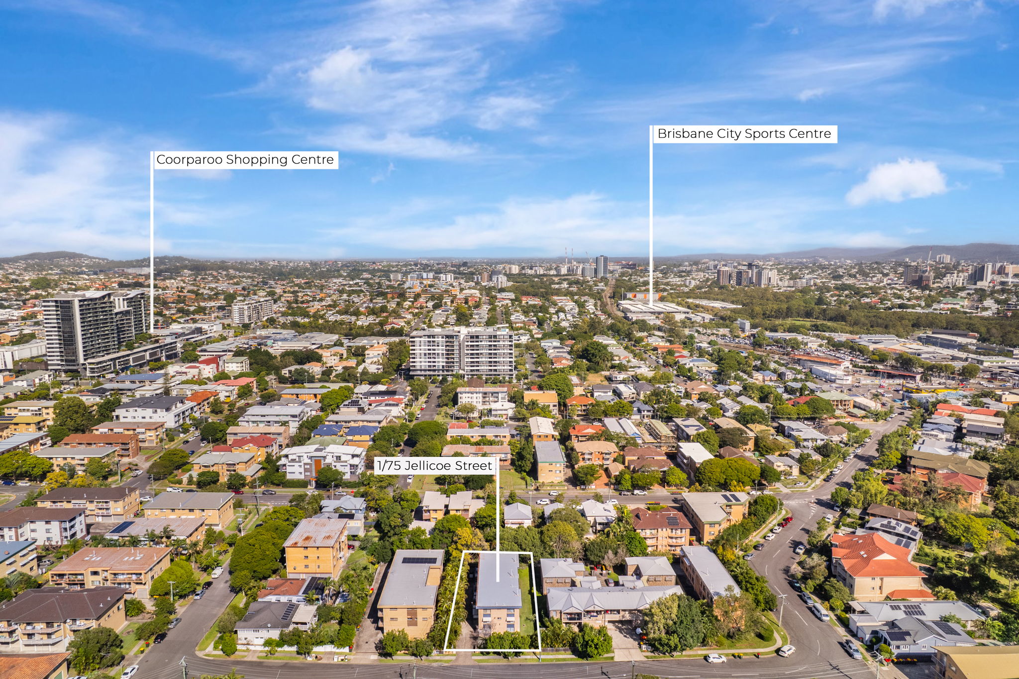 2-bedroom unit at 1/75 Jellicoe Street, Coorparoo, QLD 4151, Brisbane, Queensland