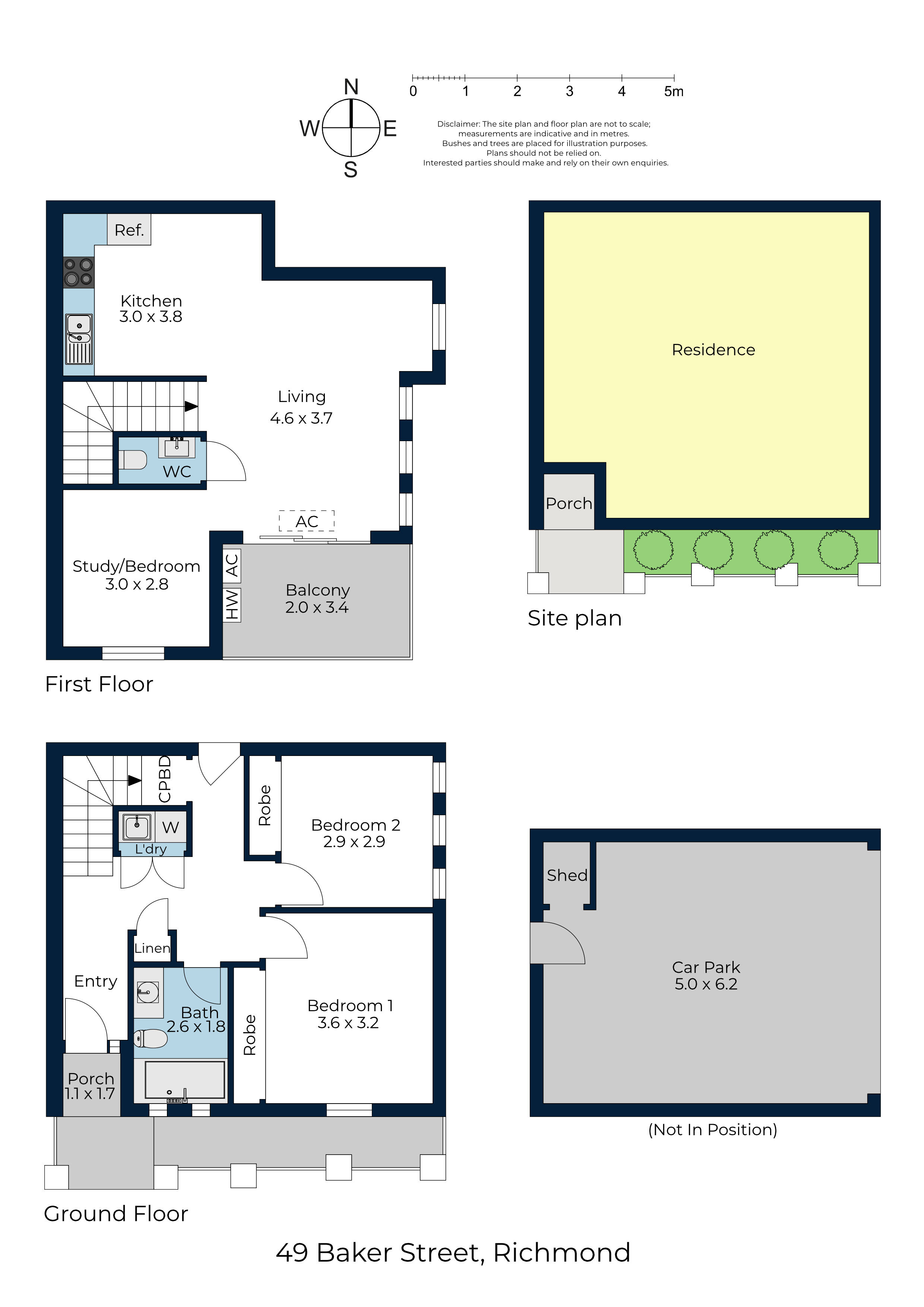3-bedroom unit at 49 BAKER STREET, Richmond VIC 3121, Yarra, Victoria