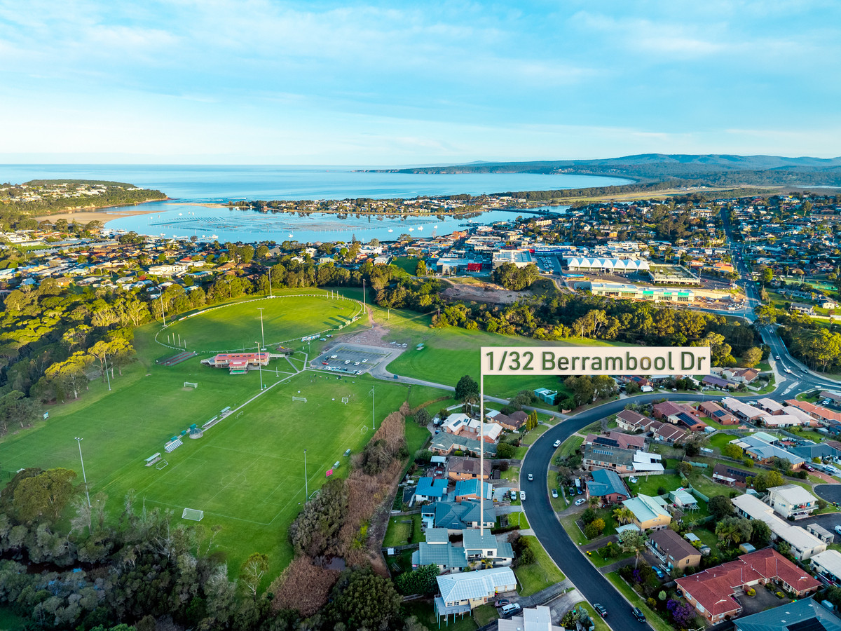 3-bedroom unit at 1 32 BERRAMBOOL DRIVE, BERRAMBOOL NSW 2548, Bega Valley, New South Wales