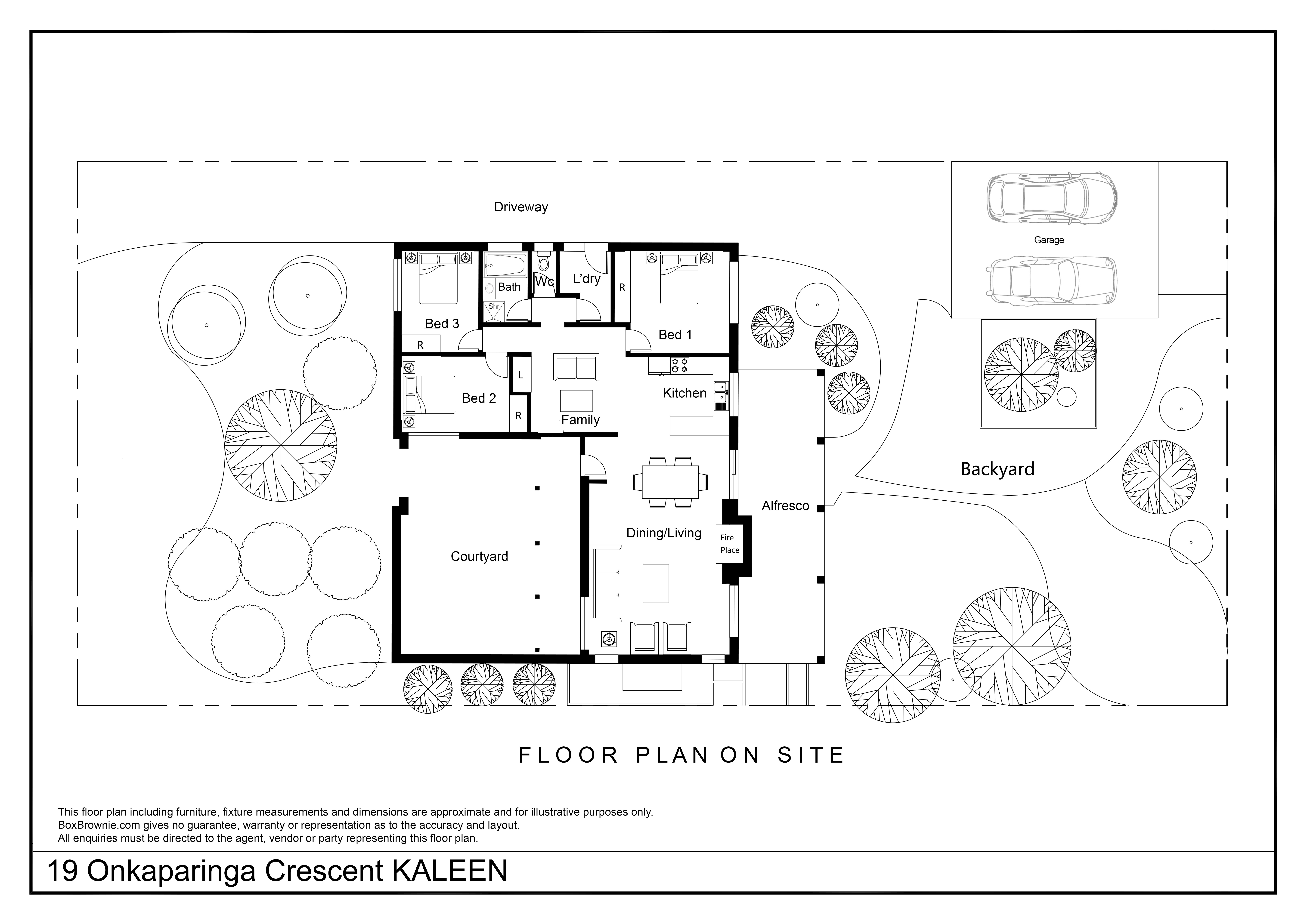 3-bedroom house at 19 ONKAPARINGA CRESCENT, Kaleen ACT 2617, Unincorporated Act, Australian Capital Territory