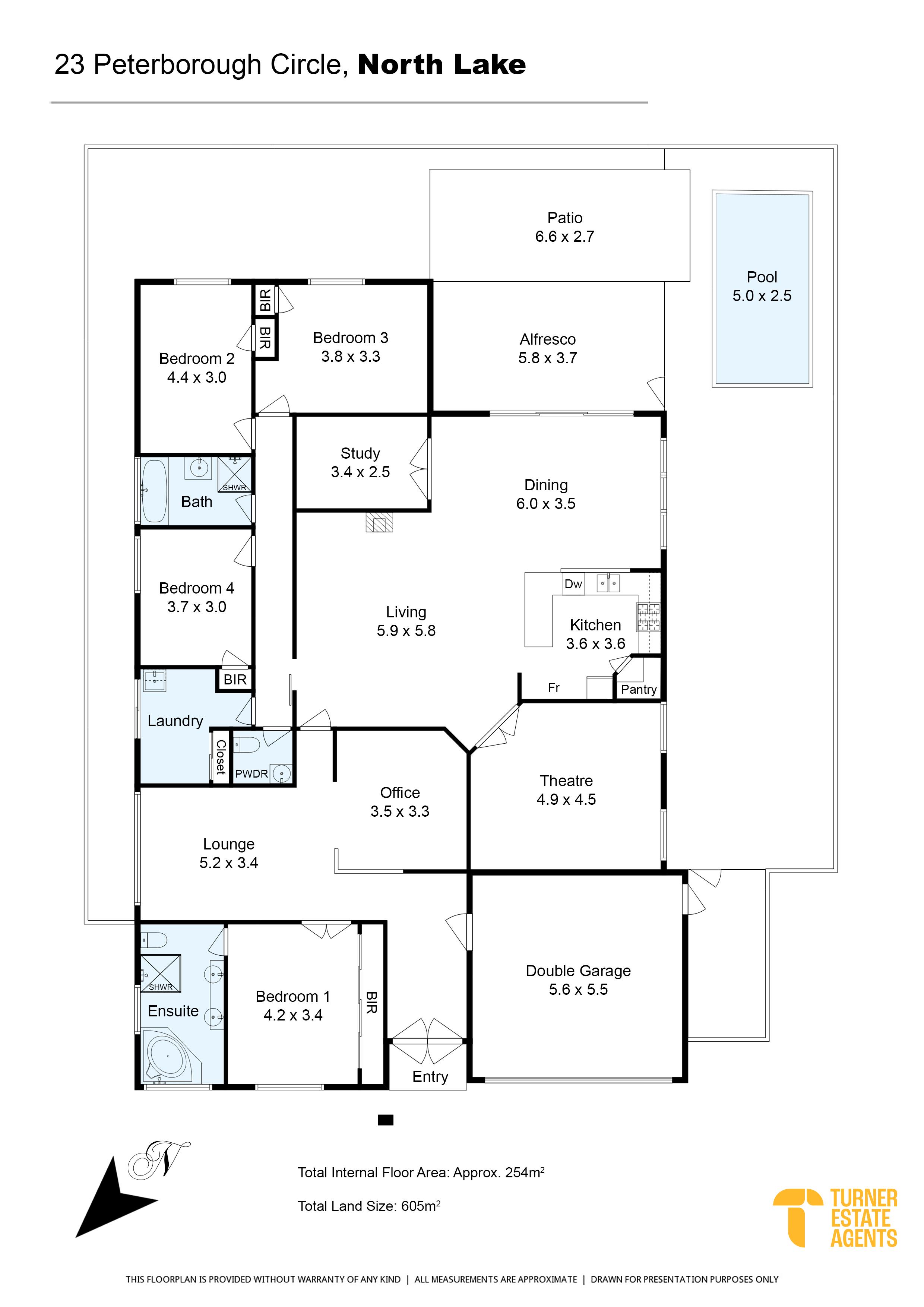 4-bedroom house at 23 PETERBOROUGH CIRCLE, North Lake WA 6163, Cockburn, Western Australia