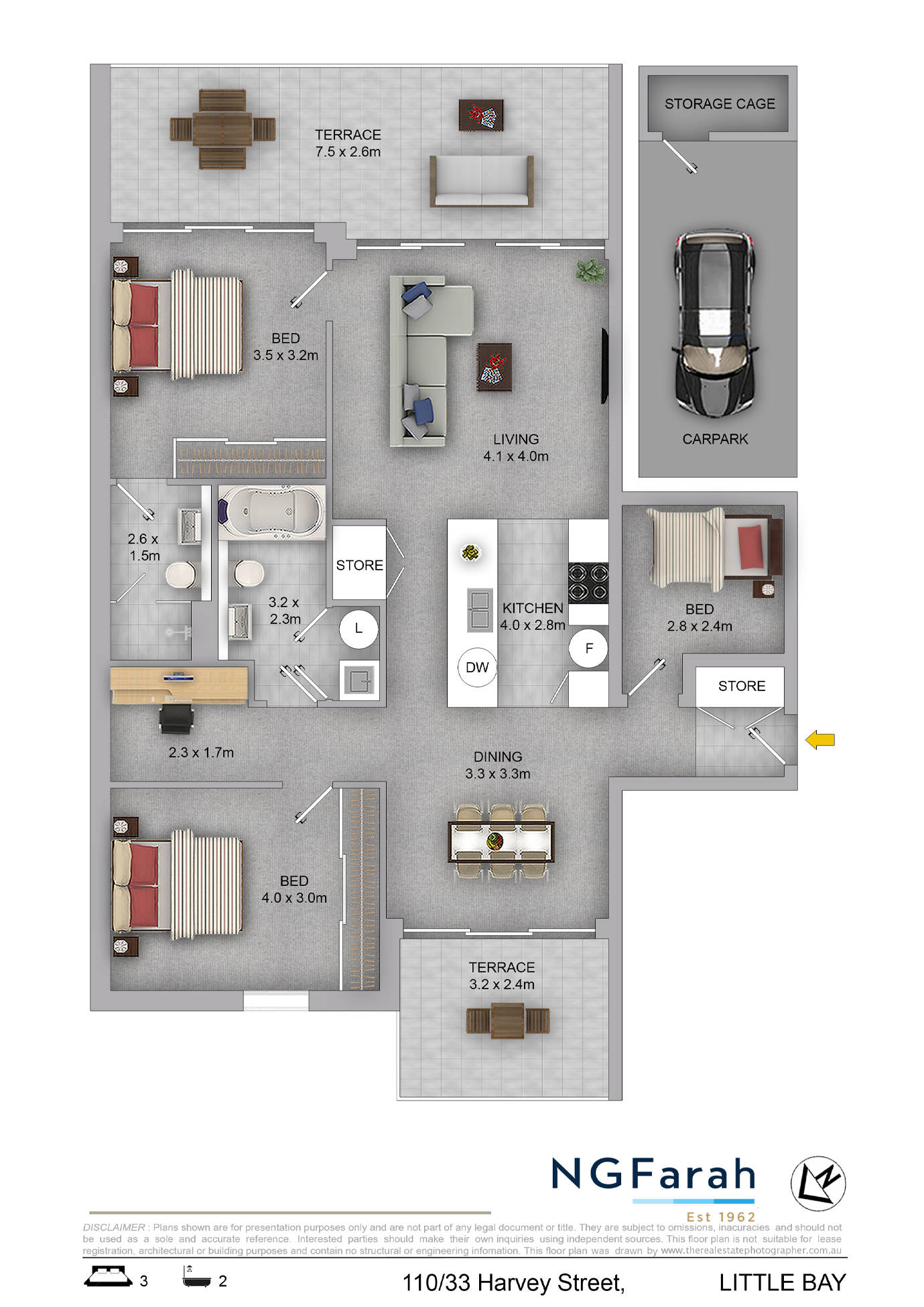 2-bedroom unit at 110/33 Harvey Street, Little Bay, NSW 2036, Randwick, New South Wales