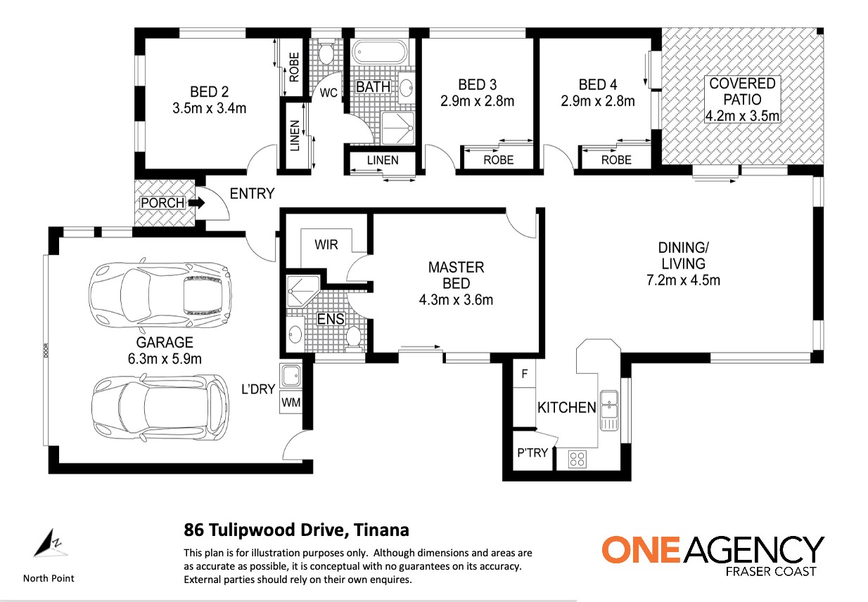 4-bedroom house at 86 Tulipwood Drive, Tinana, QLD 4650, Fraser Coast, Queensland