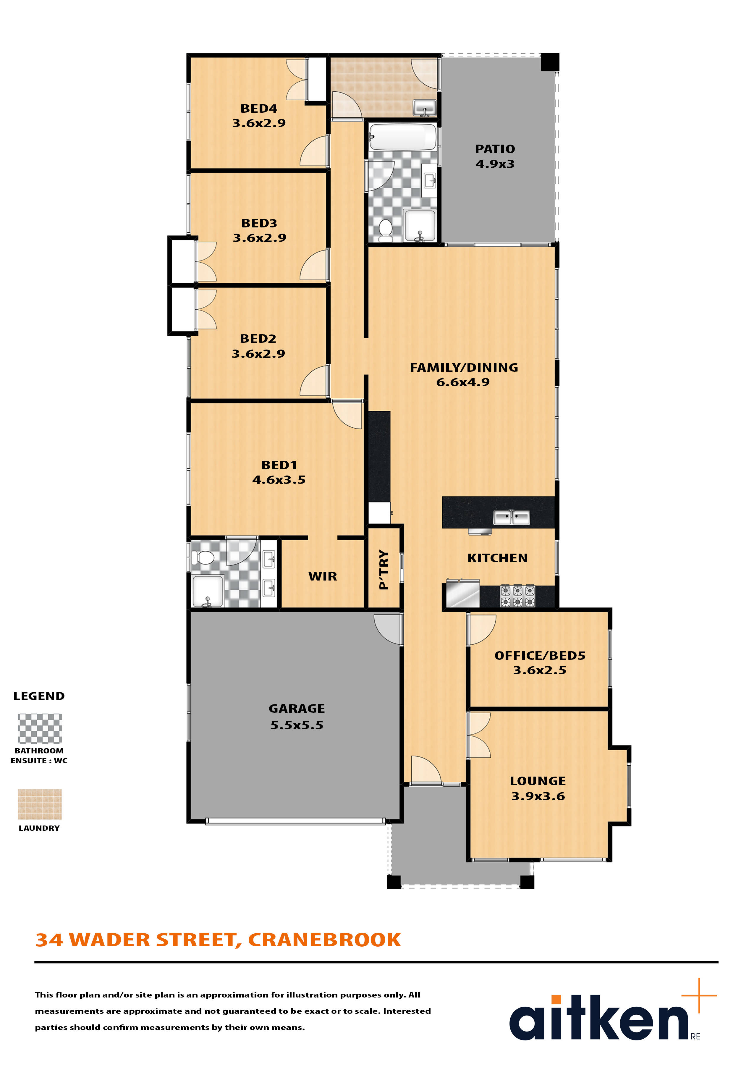 5-bedroom house at 34 WADER STREET, Cranebrook NSW 2749, Penrith, New South Wales