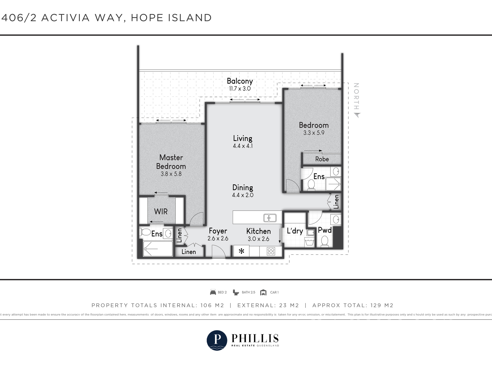 2406/2 Activa Way, Hope Island, Qld, 4212 - Image 2