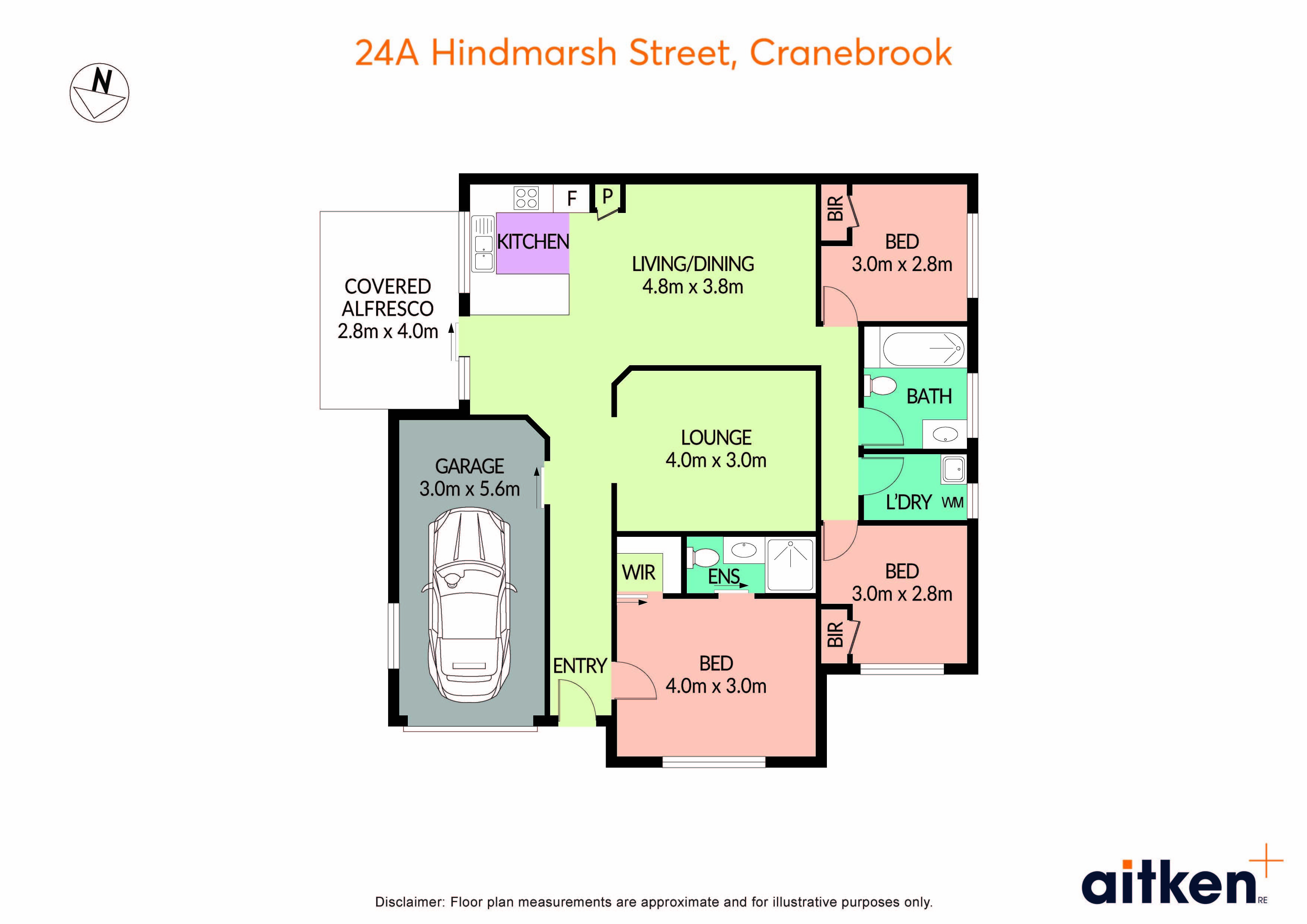 3-bedroom unit at 24 Hindmarsh Street, Cranebrook, NSW 2749, Penrith, New South Wales