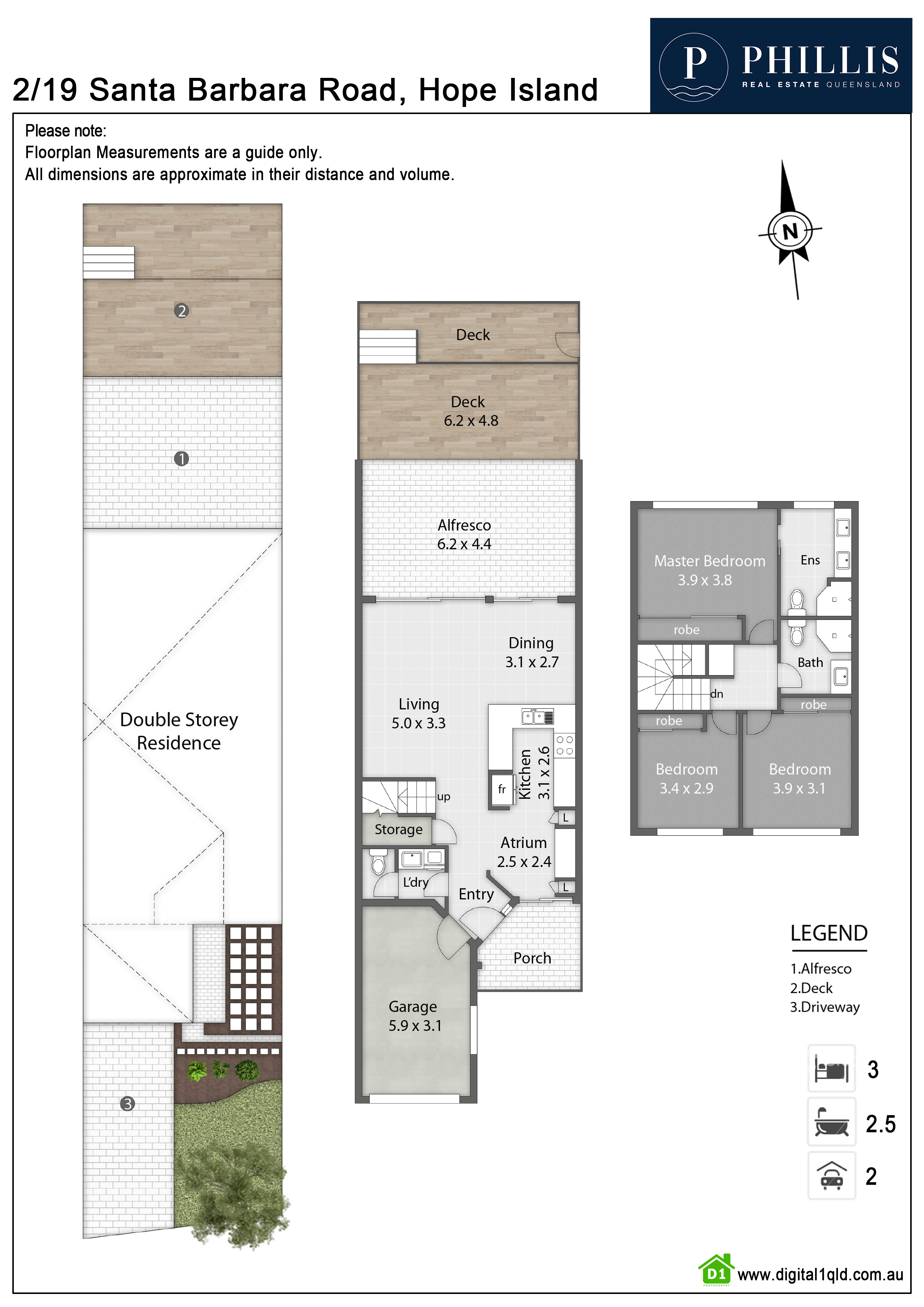 3-bedroom unit at SANCTUARY PINES 2 19 SANTA BARBARA ROAD, HOPE ISLAND QLD 4212, Gold Coast, Queensland