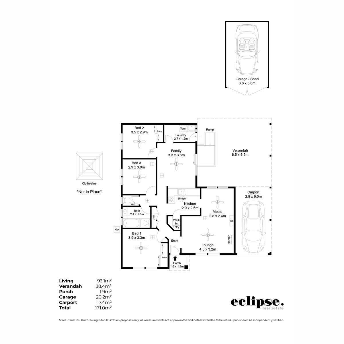 3-bedroom house at 6 WANITA COURT, Paralowie SA 5108, Salisbury, South Australia